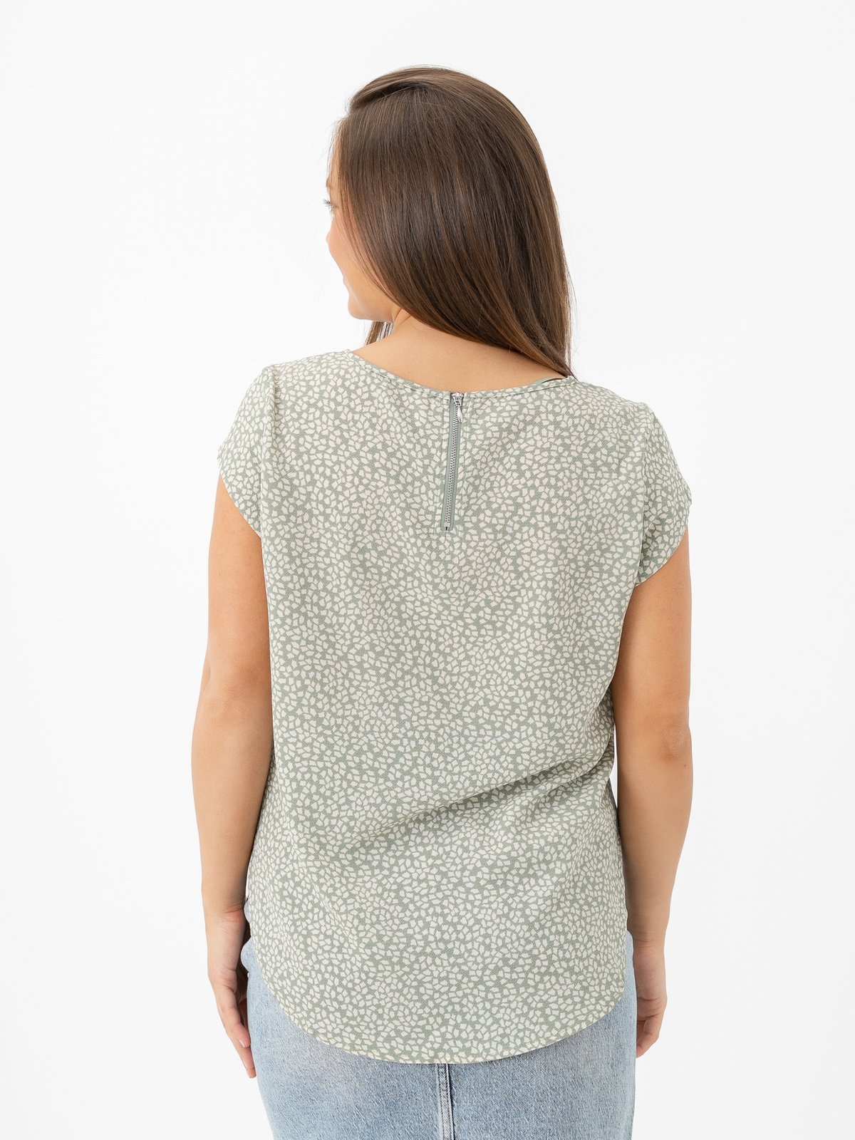 Only Vic Short Sleeve Top Lily Pad Marekka