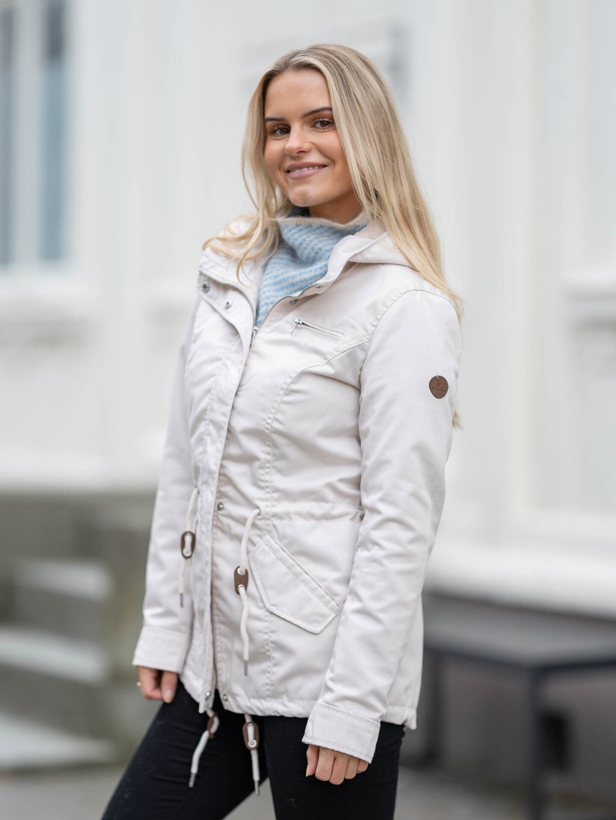 Only Lorca Canvas Parka Moonbeam