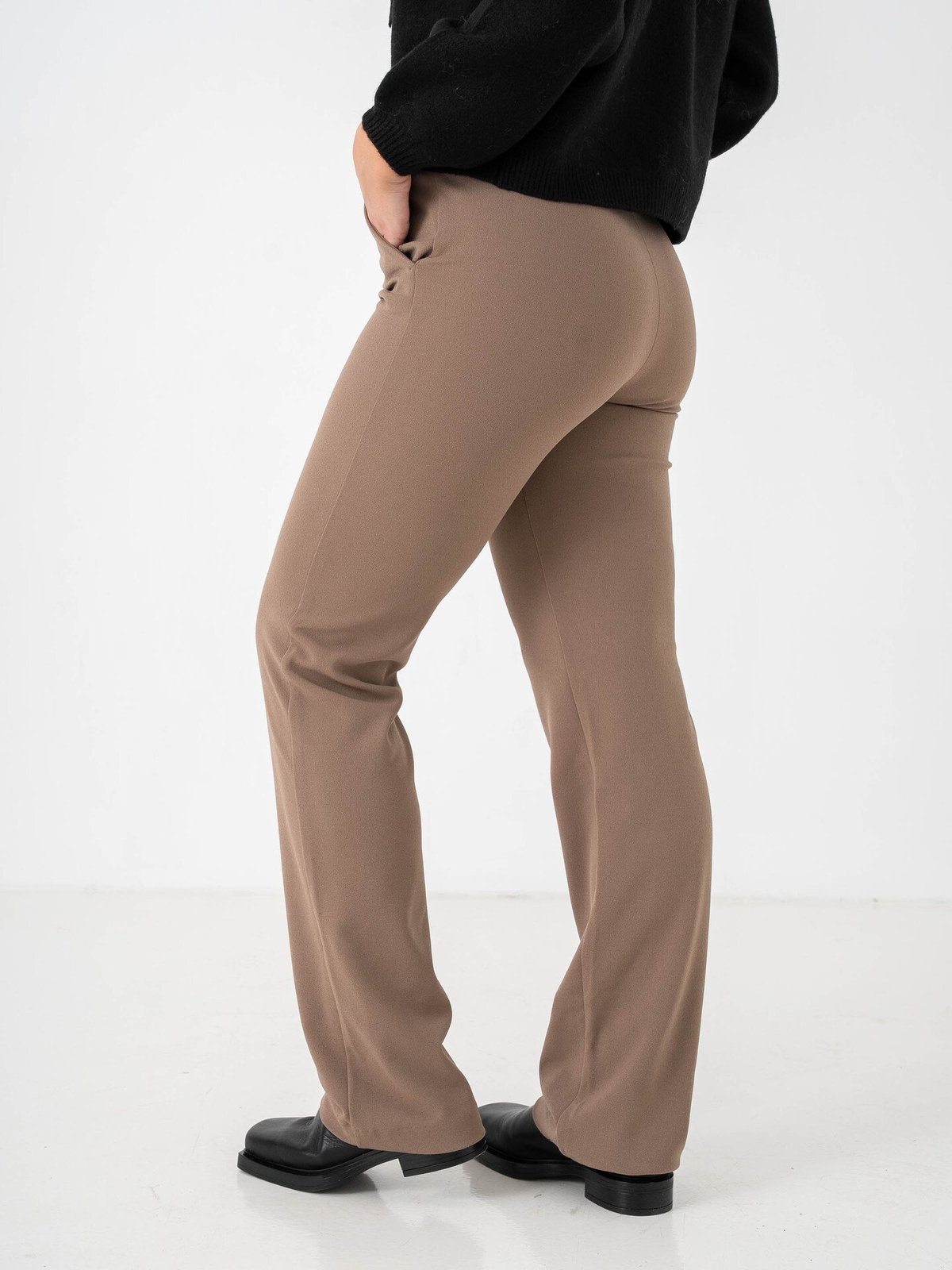 Only Raffy-Yo Life Mid Straight Pant Fossil