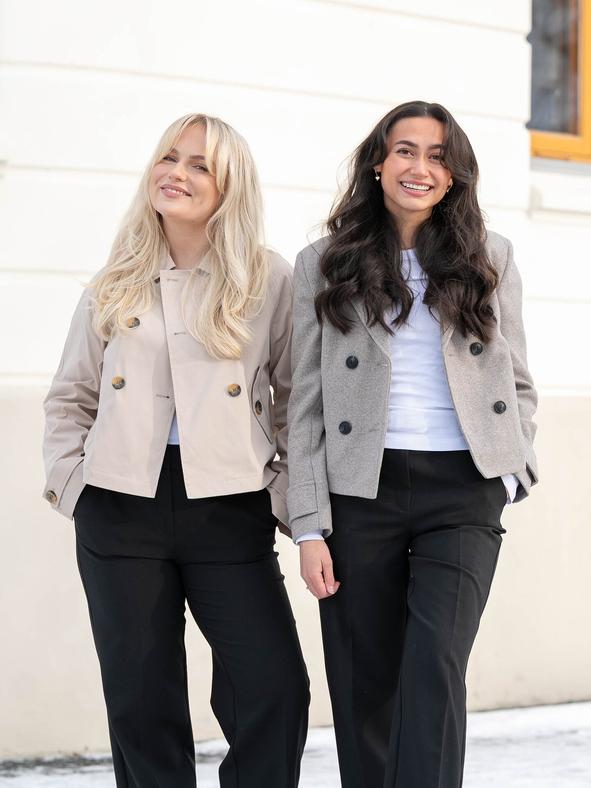 Only April Short Trenchcoat Oxford Tan