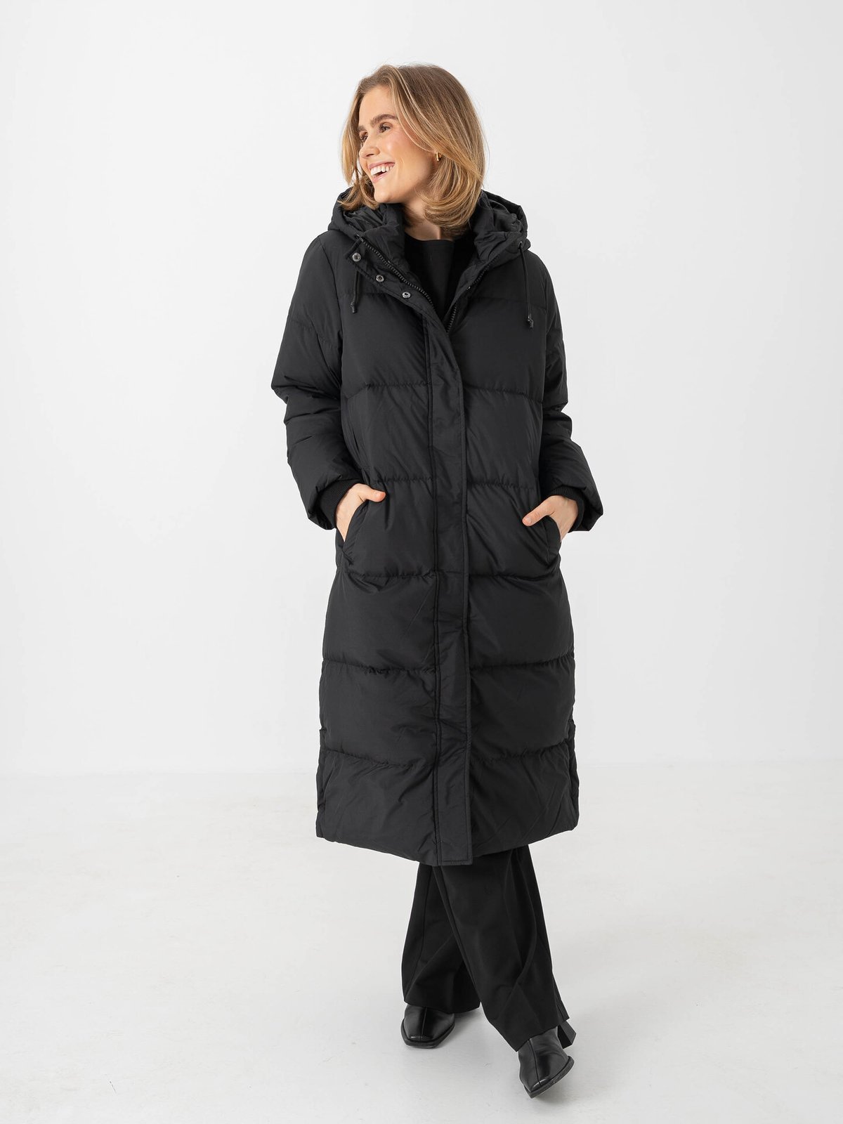 Only Alice Down Coat Black