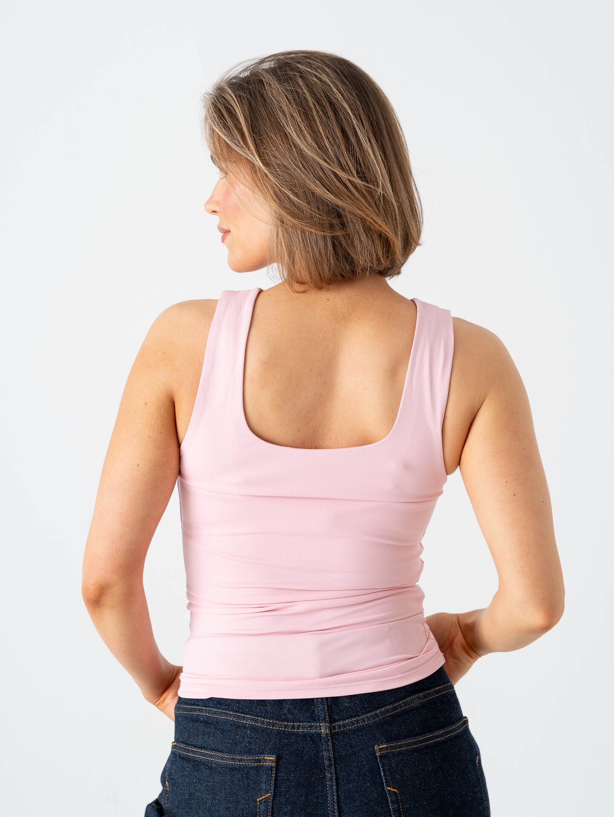 Only Ea Sleeveless 2-Ways Fit Top Romance Rose