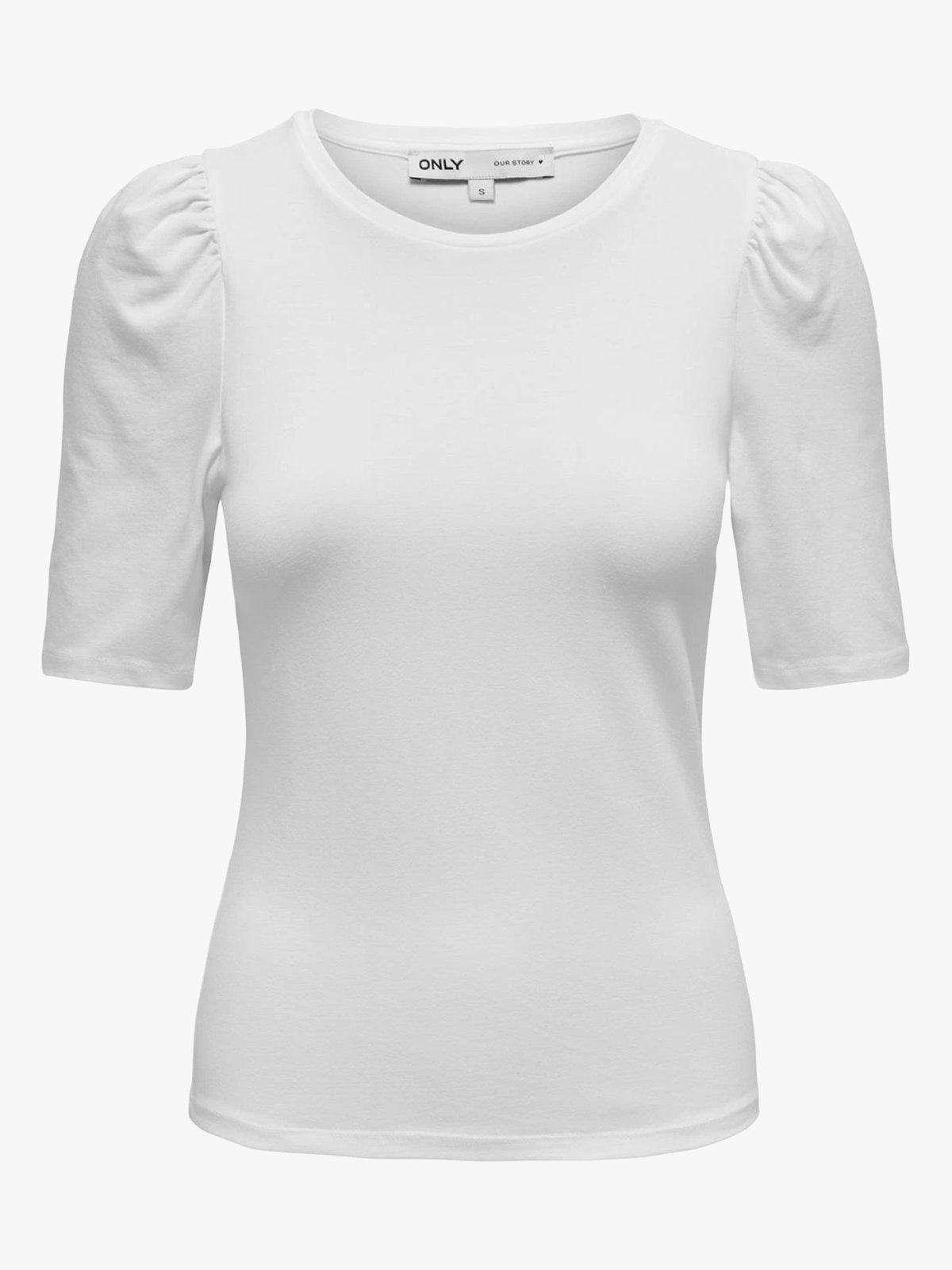 Only Live Love 2/4 Pufftop White