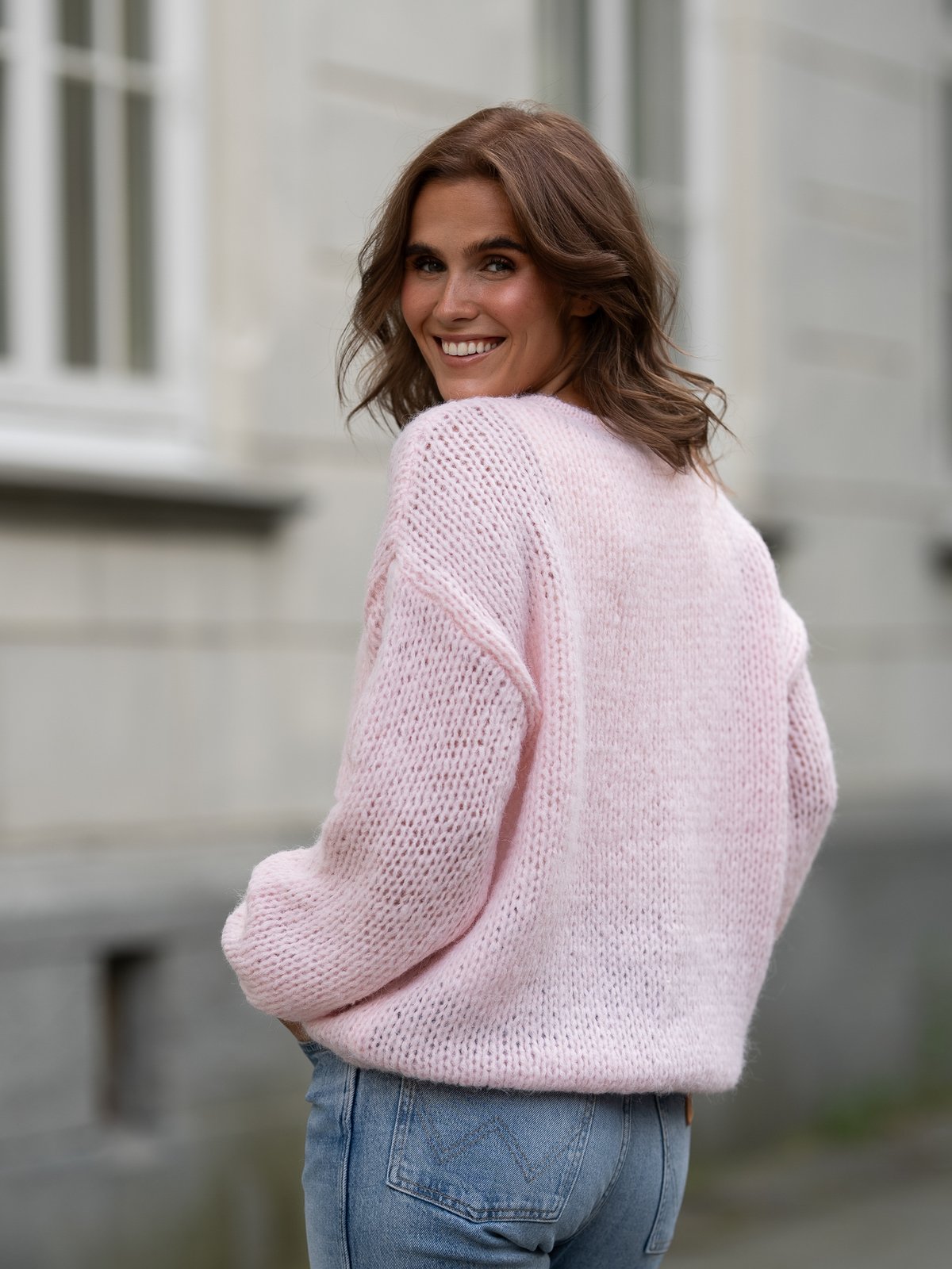 Only Nordic Life Long Sleeve O-Neck Knit Potpourri