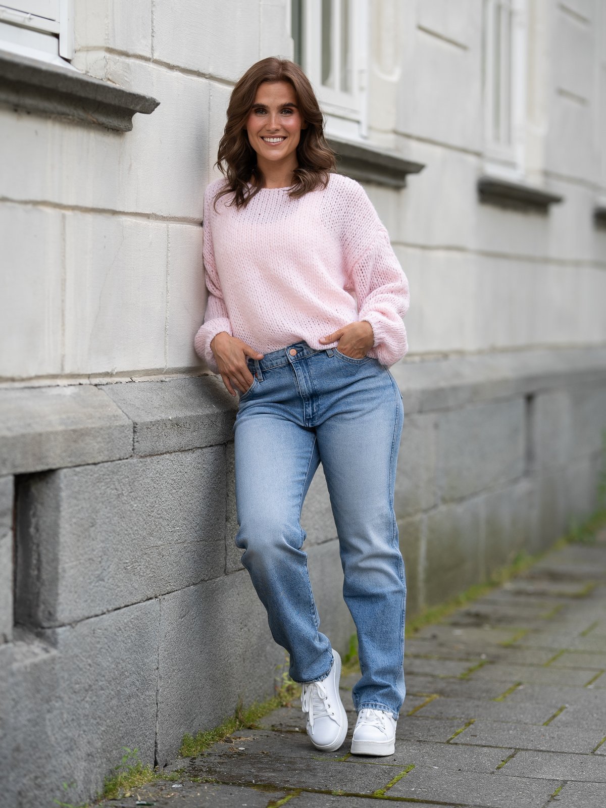 Only Nordic Life Long Sleeve O-Neck Knit Potpourri