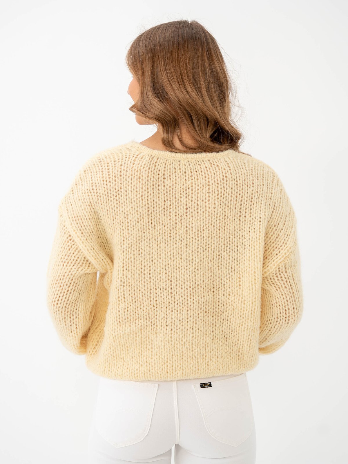 Only Nordic Life Long Sleeve O-Neck Knit French Vanilla