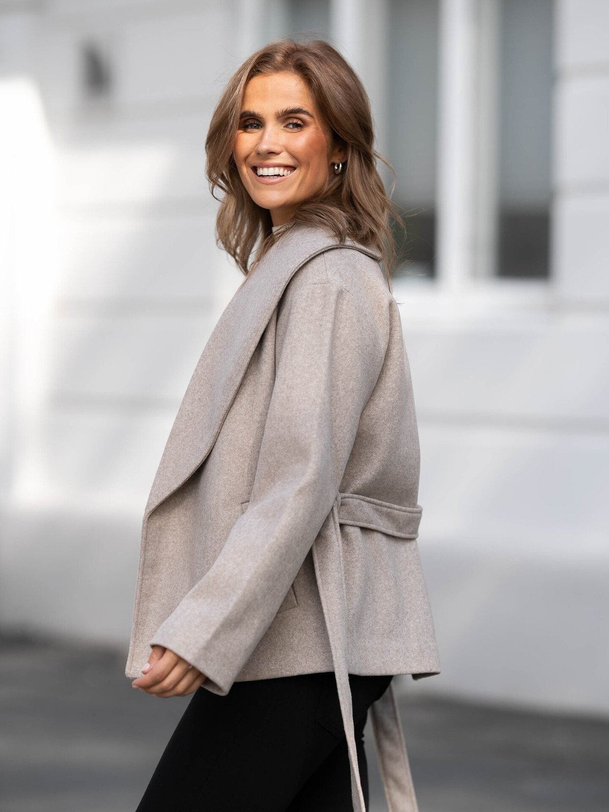 Only Augusta Life Short Coat Fungi Melange