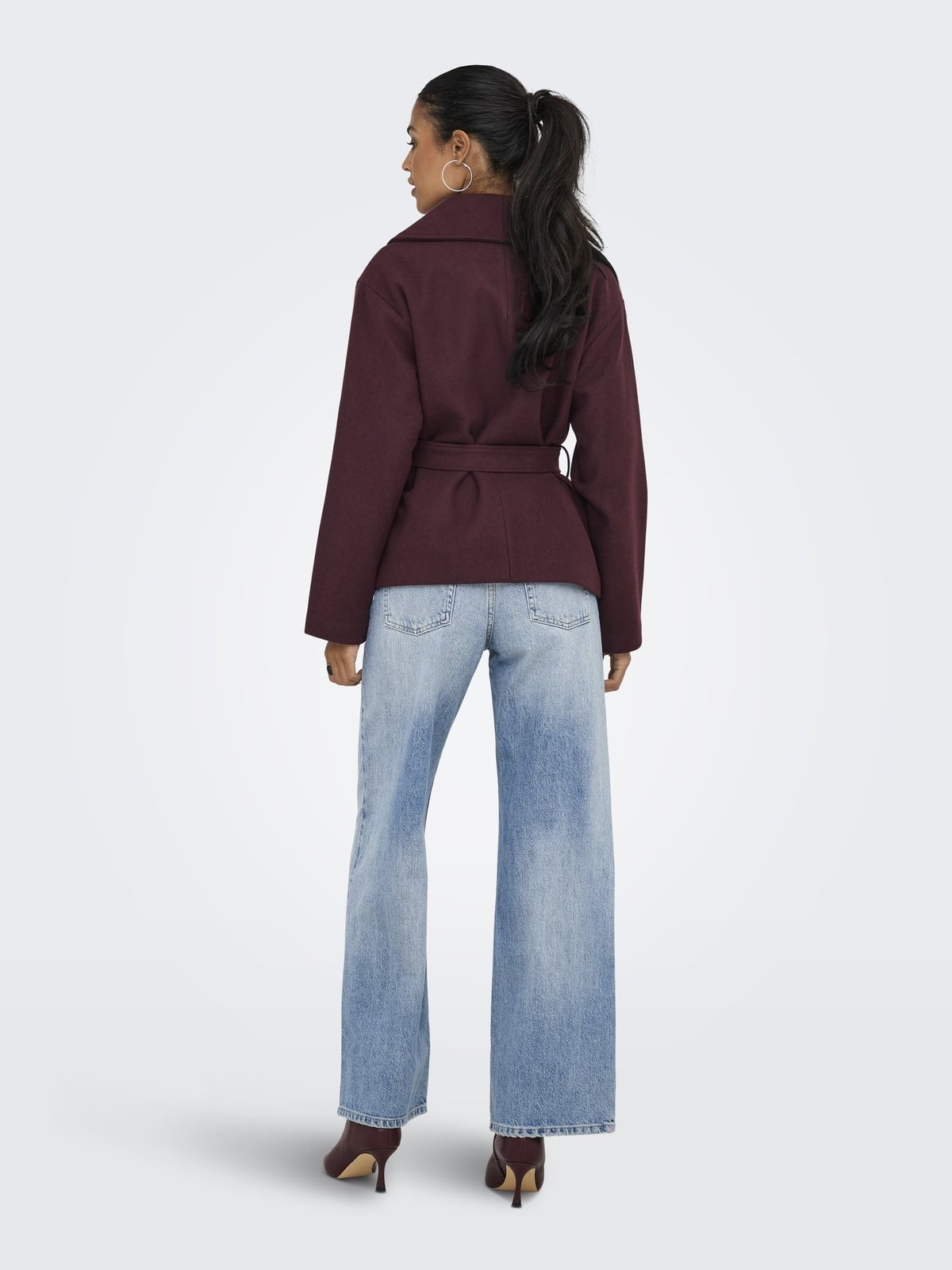 Only Augusta Life Short Coat Port Royale Melange