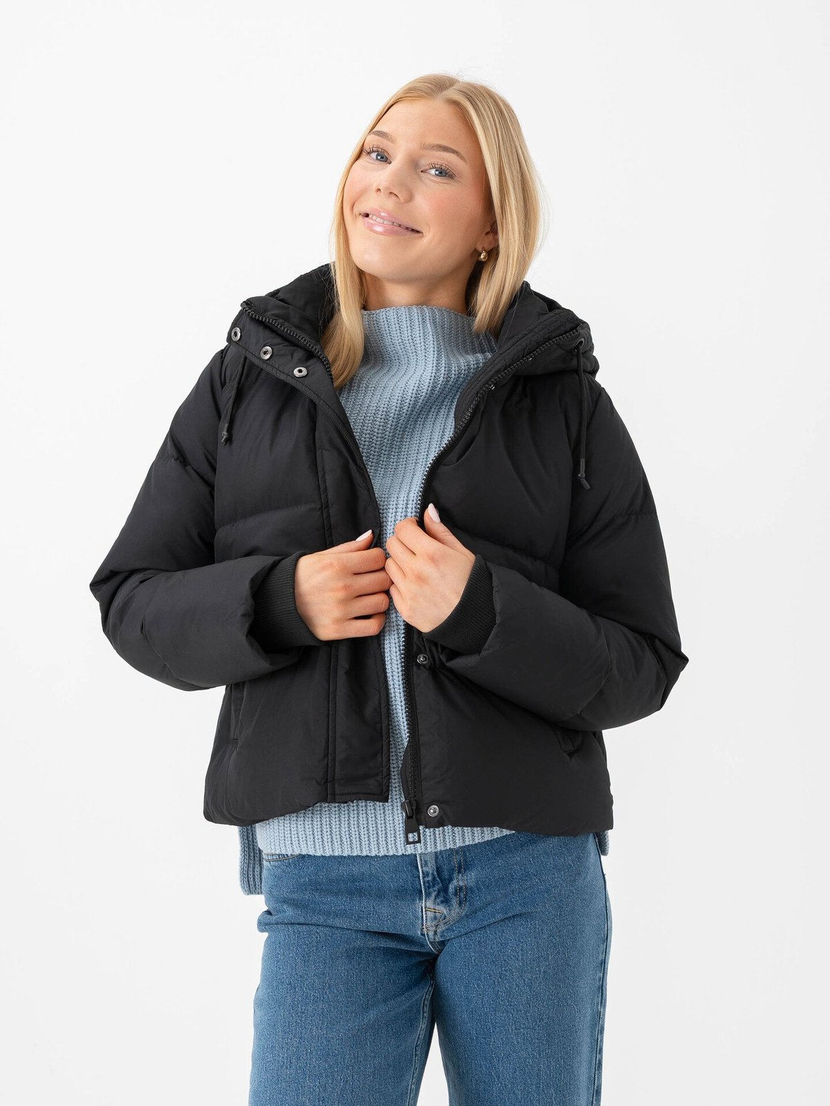 Only Alice Short Down Jacket Black