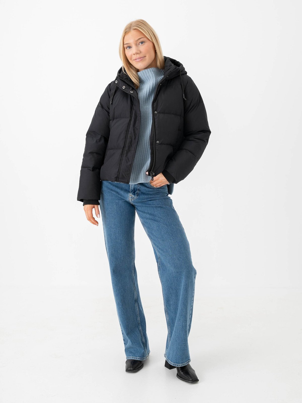 Only Alice Short Down Jacket Black