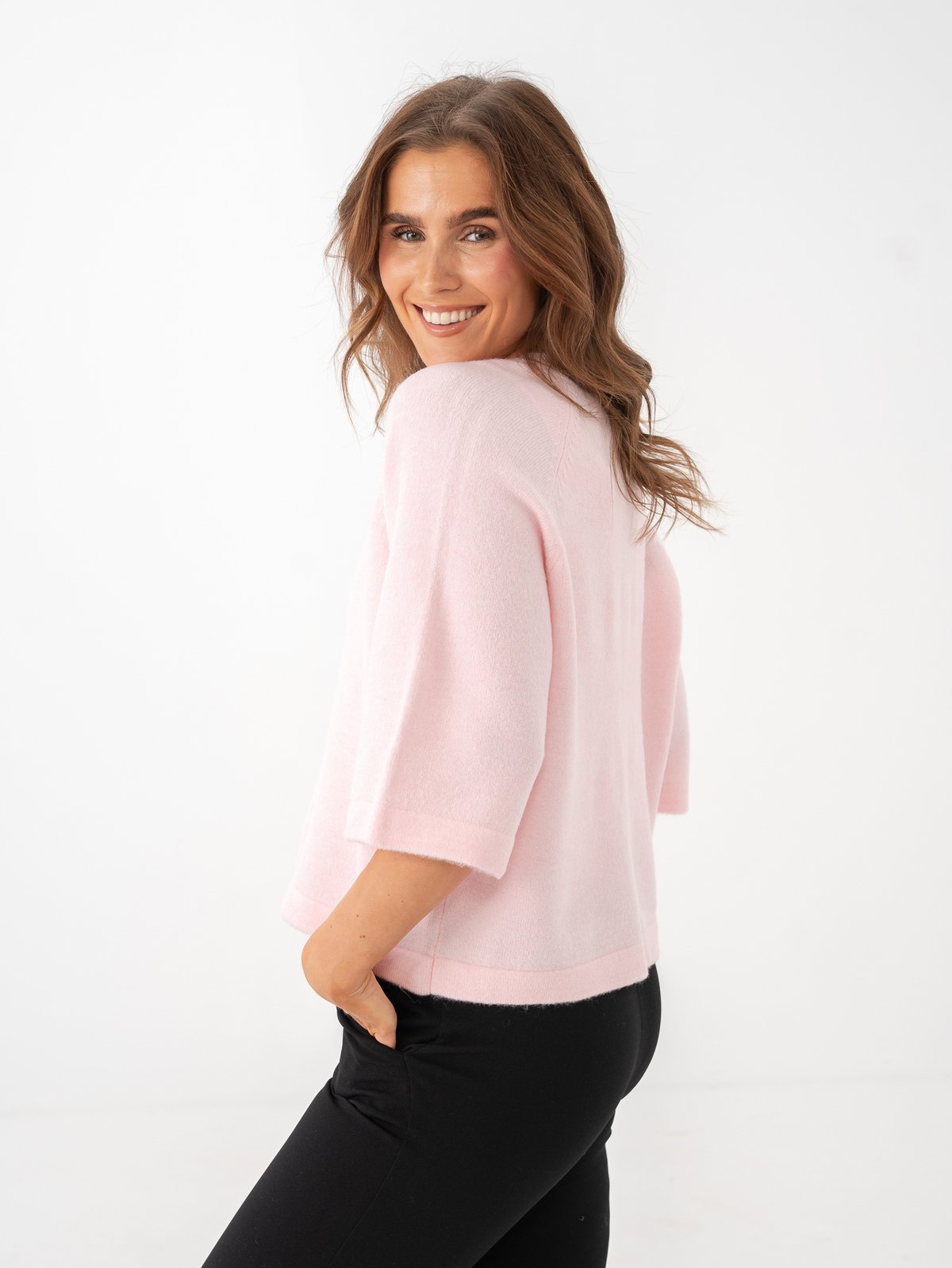 Only Simoni 3/4 Pullover Knit Potpourri