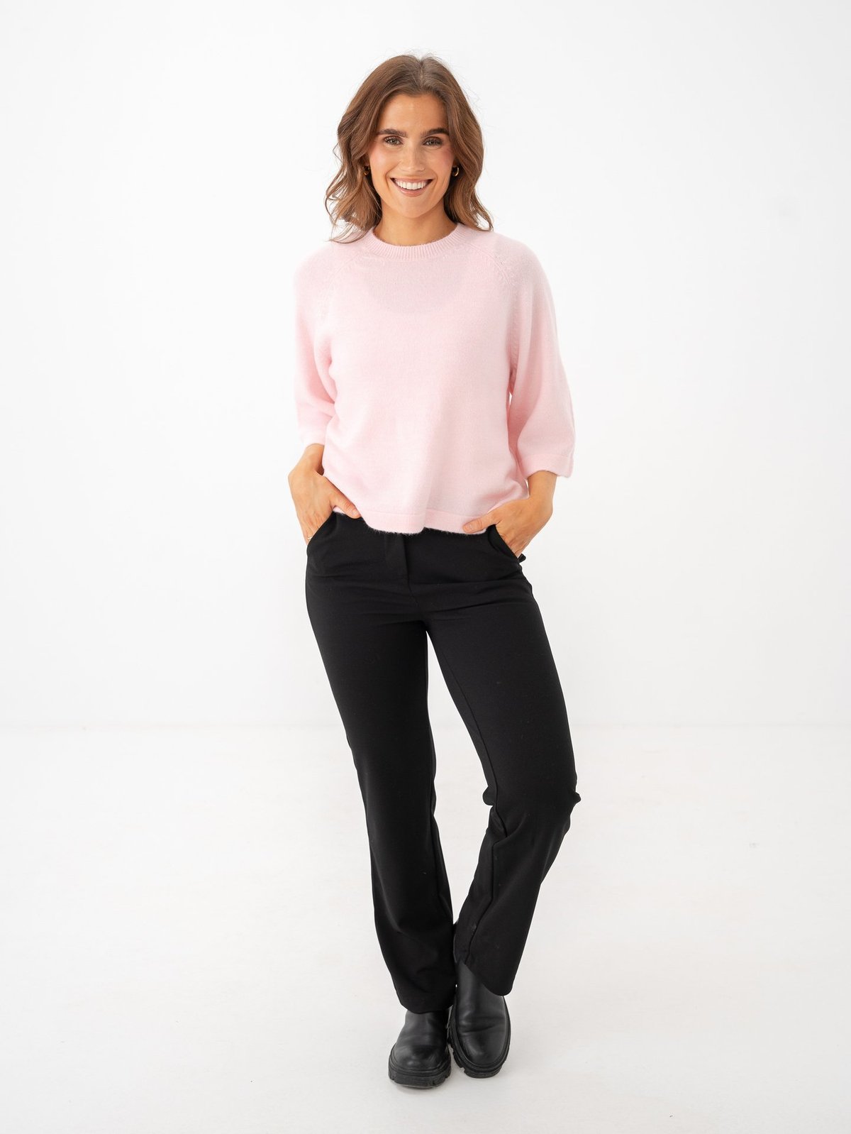 Only Simoni 3/4 Pullover Knit Potpourri