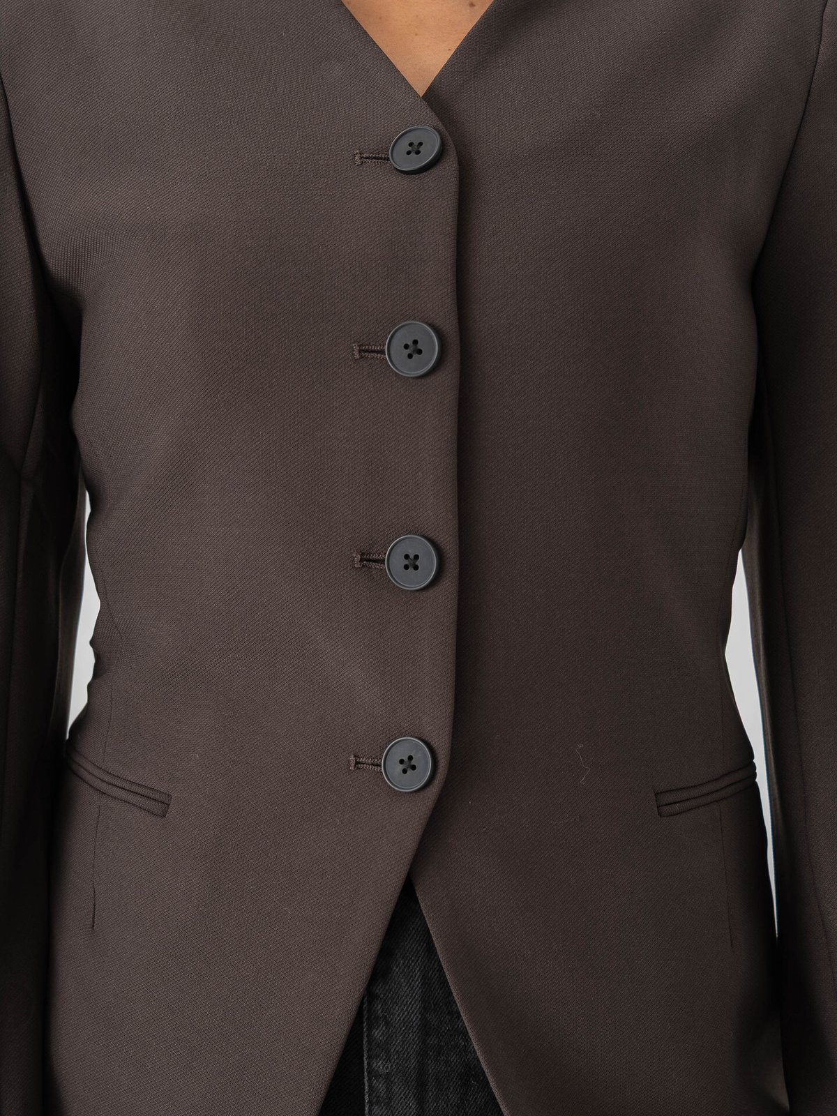 Only Lamina Life Long Sleeve Fit Blazer Mulch