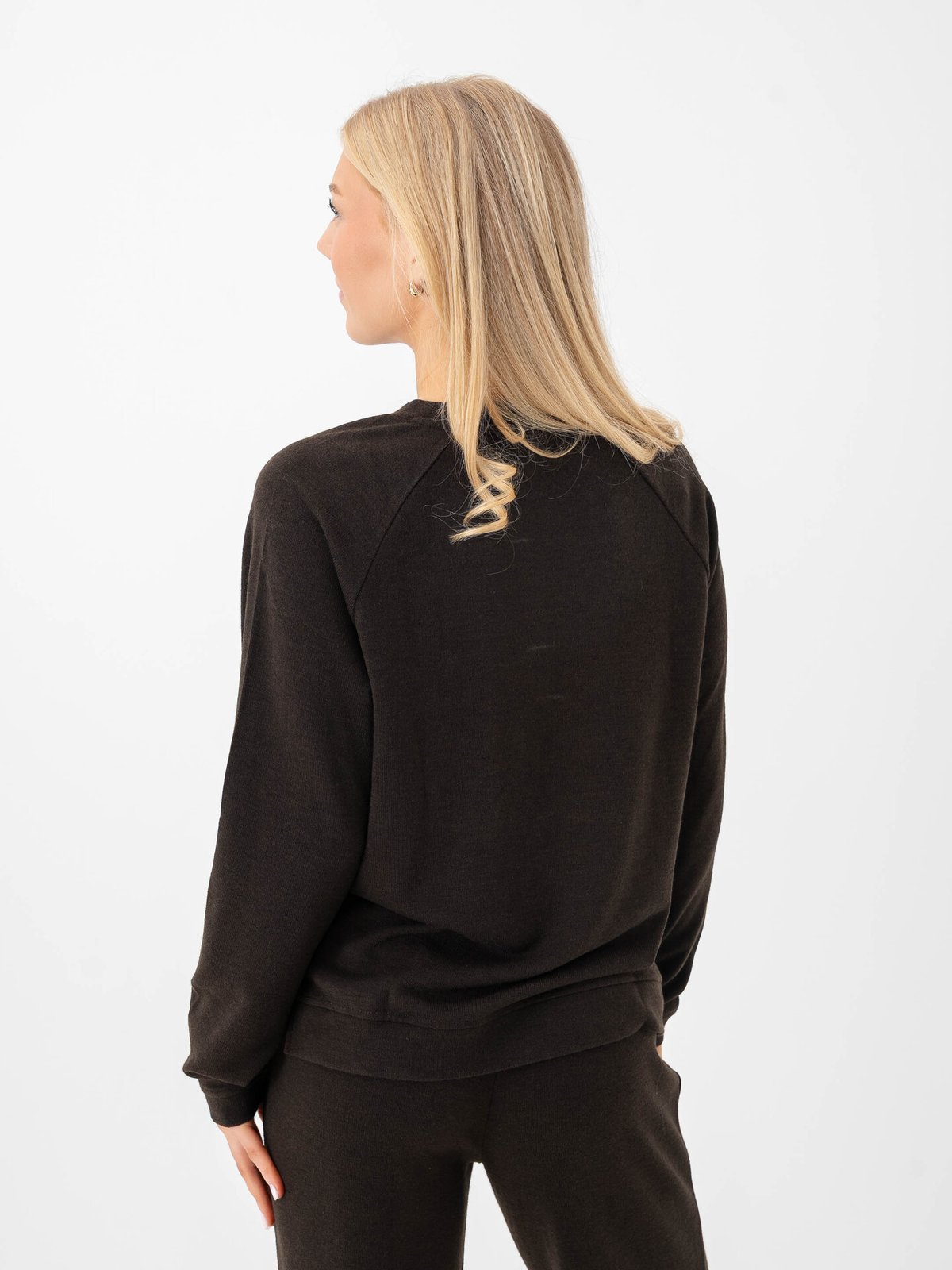 Only Kaya Life Long Sleeve Top JRS Chocolate Torte