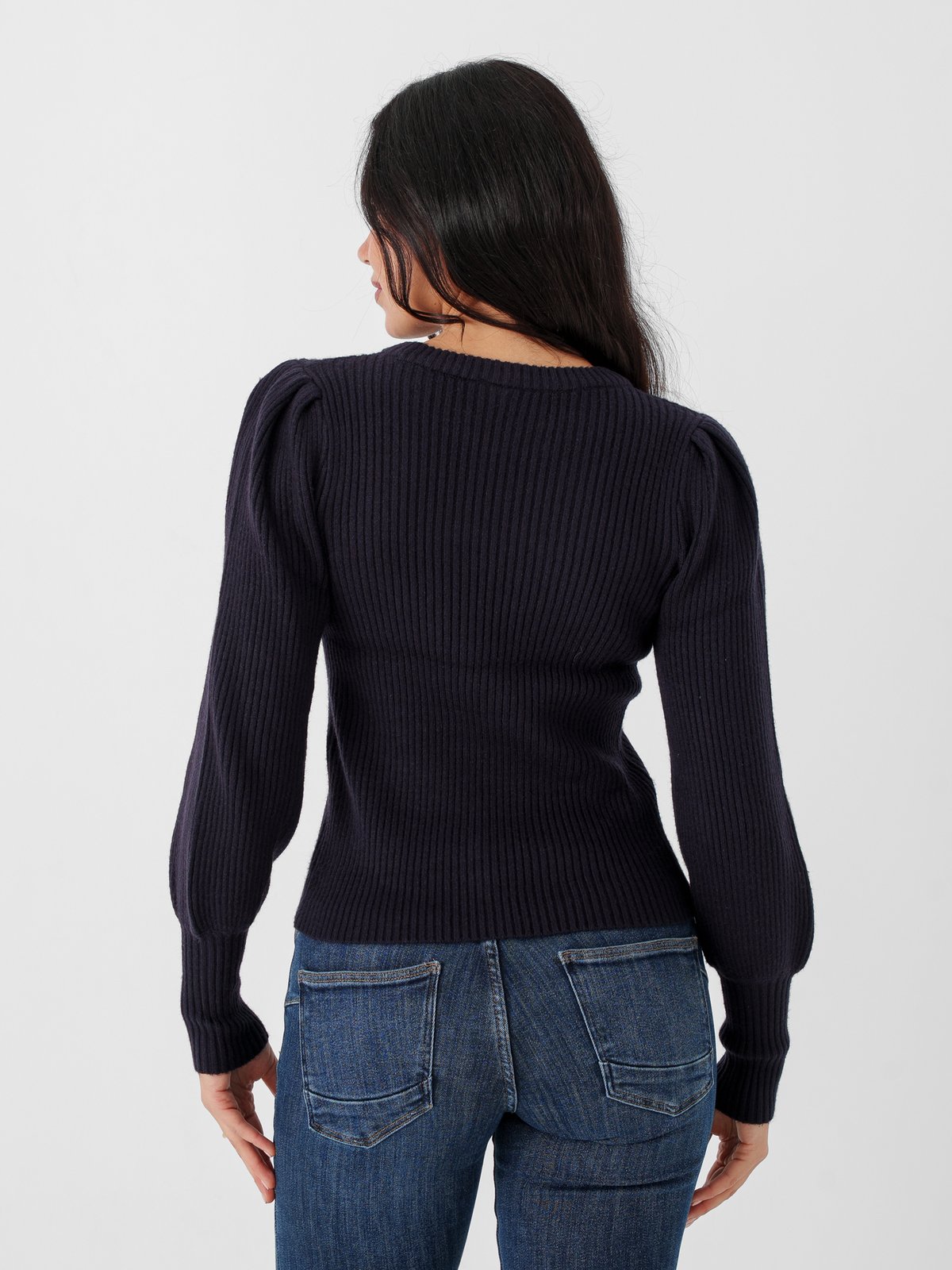 Only Sofia Long Sleeve O-Neck Pullover Knit Blå