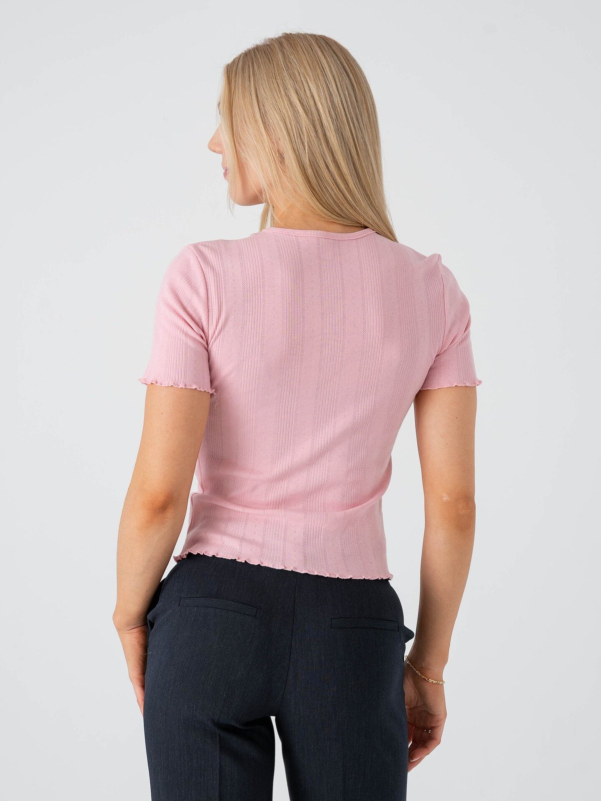 Only Tenna Life O-Neck Short Sleeve Top Romance Rose