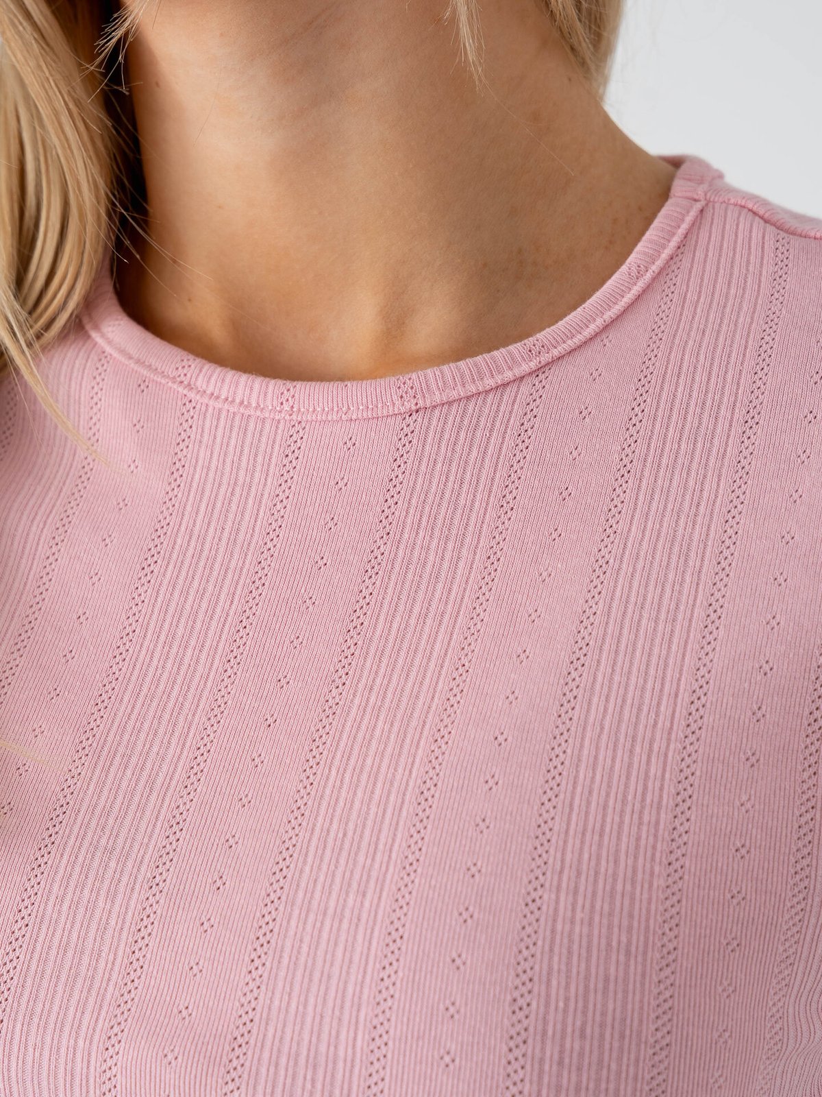 Only Tenna Life O-Neck Short Sleeve Top Romance Rose