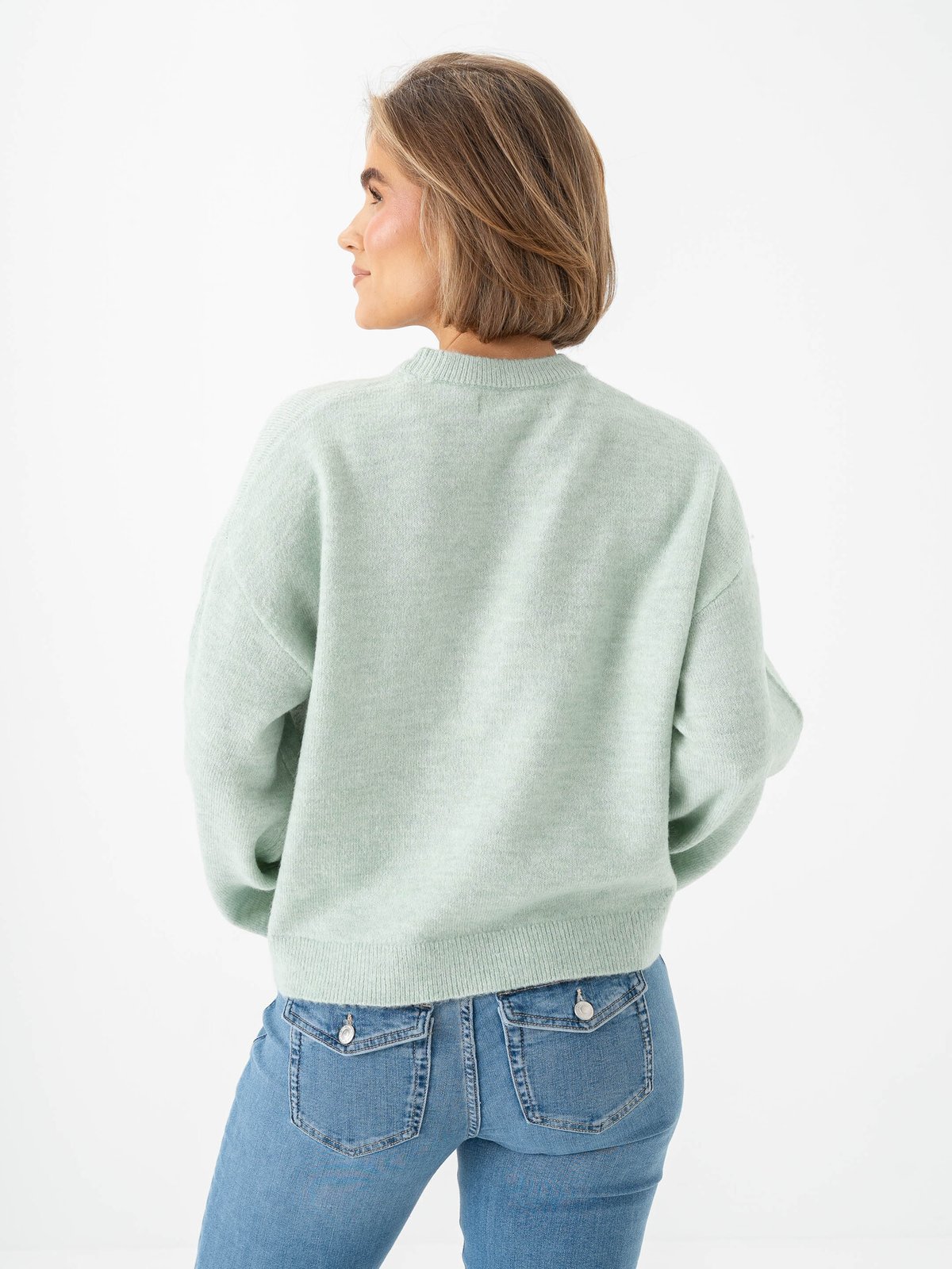 Only Simoni Long Sleeve O-Neck Pullover Ether
