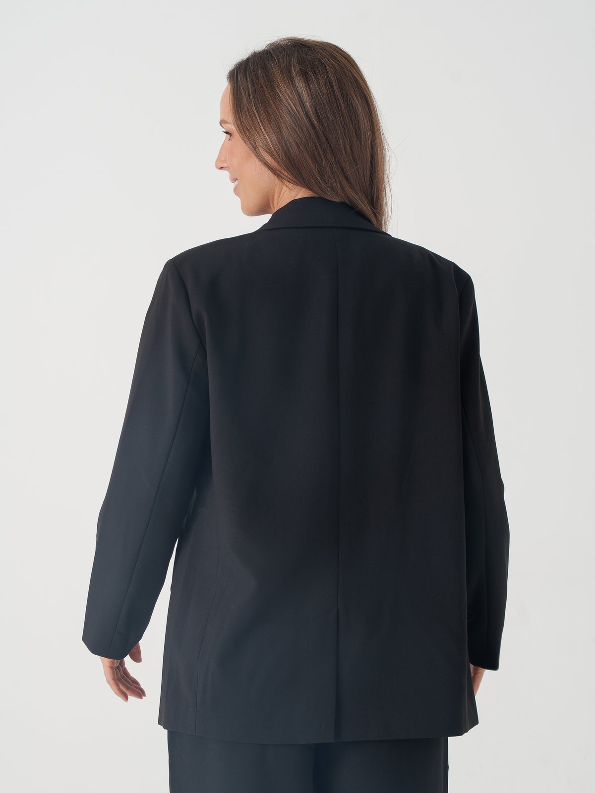 Only Linda Raven Long Sleeve BF Blazer Black