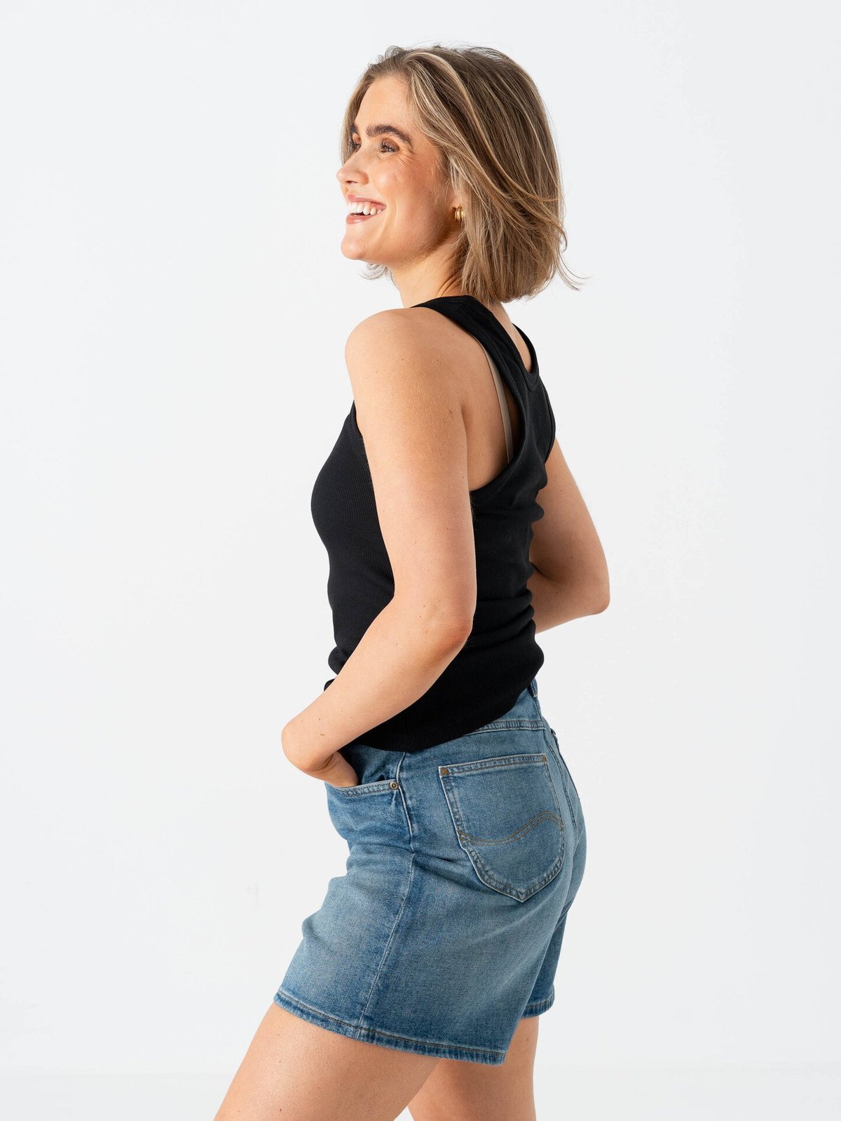 Only Val Life Tank Top Black