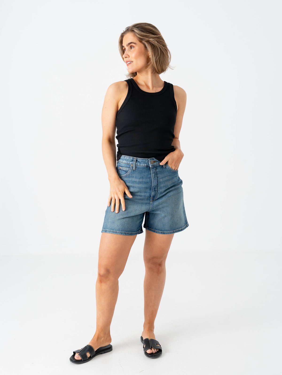 Only Val Life Tank Top Black