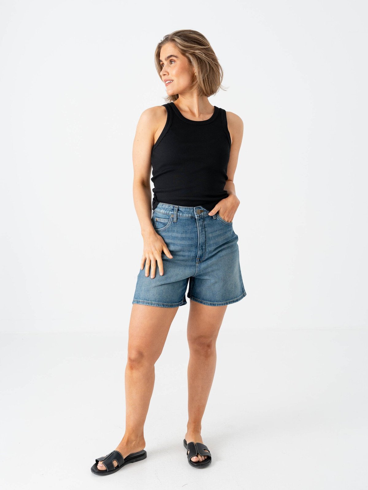 Only Val Life Tank Top Black