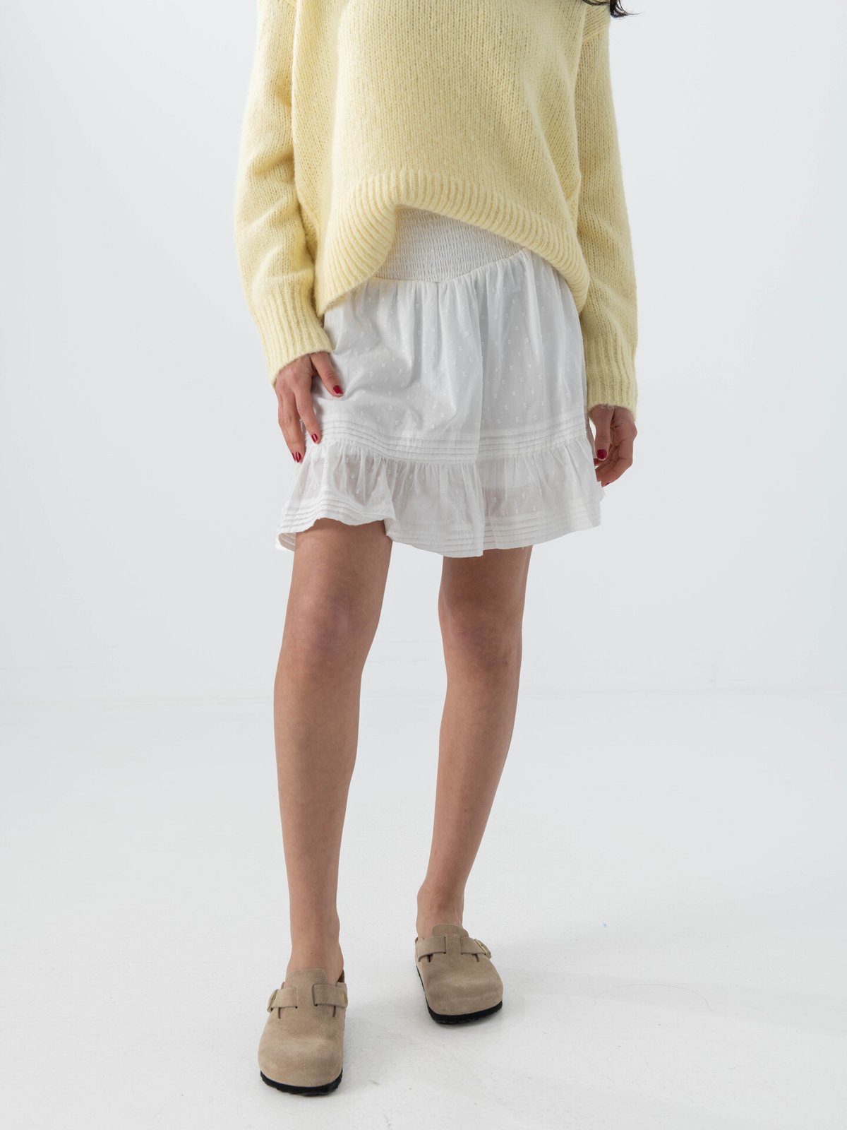 Only Katti Short Skort Cloud Dancer