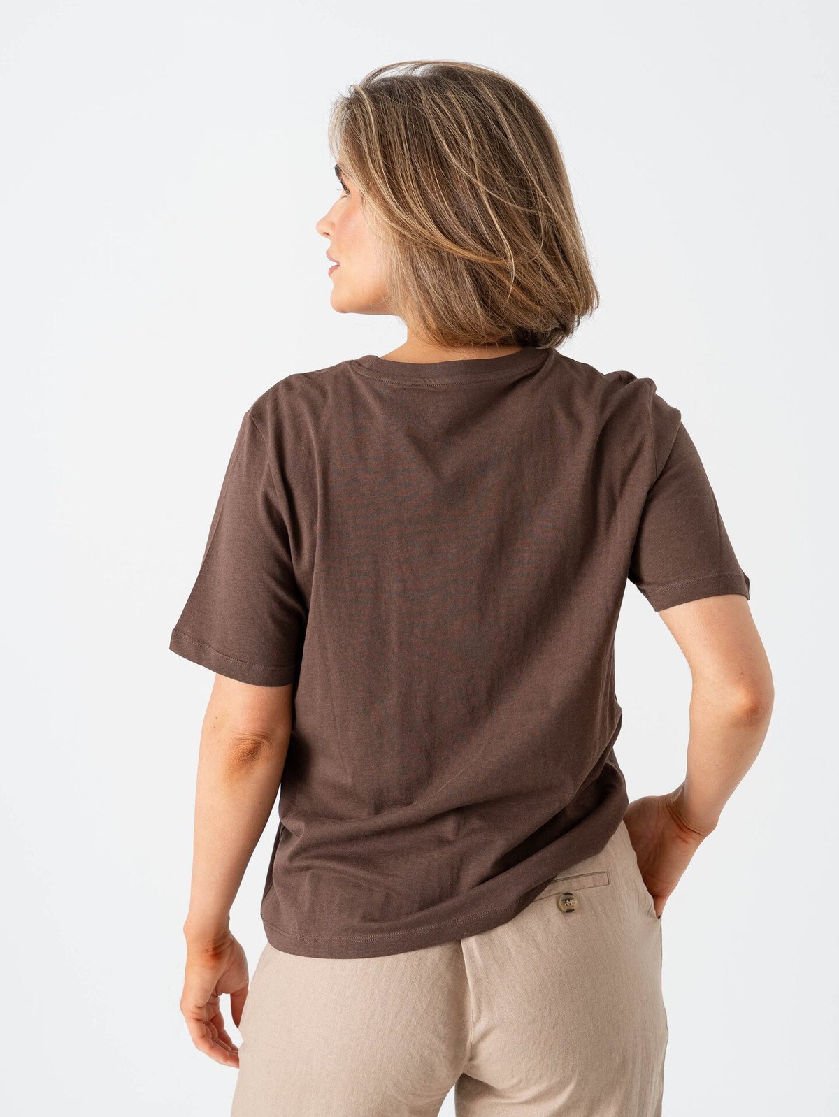 Only Happy Life Short Sleeve O-Neck Tee Shopping Bag