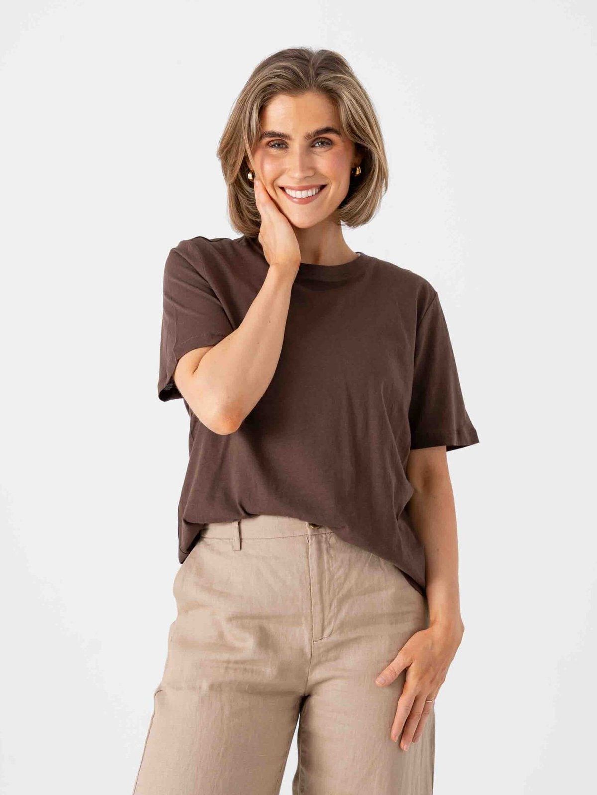 Only Happy Life Short Sleeve O-Neck Tee Shopping Bag