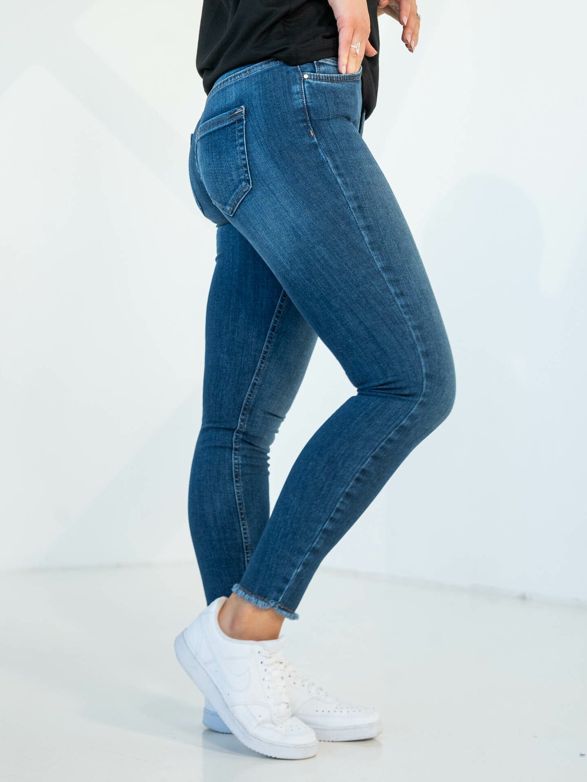 Only Blush Mid RW Denim Medium Blue Denim