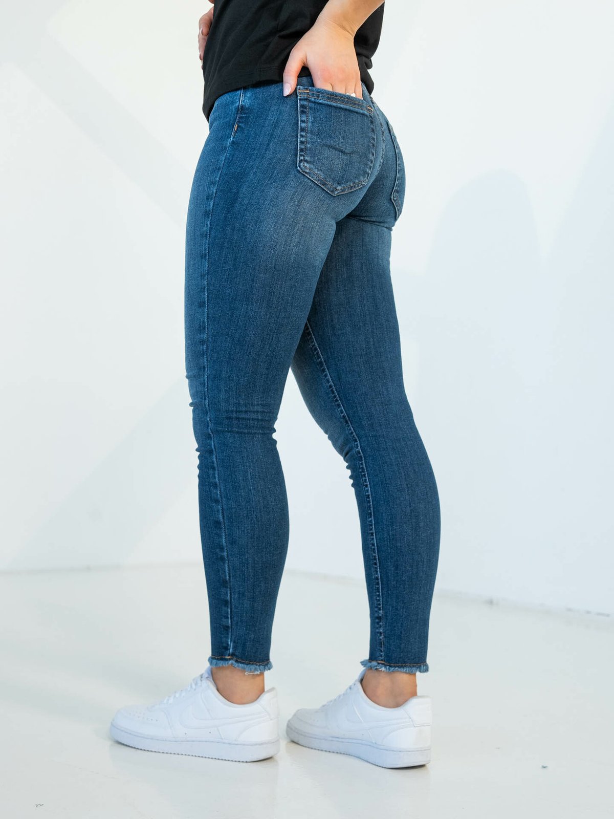 Only Blush Mid RW Denim Medium Blue Denim