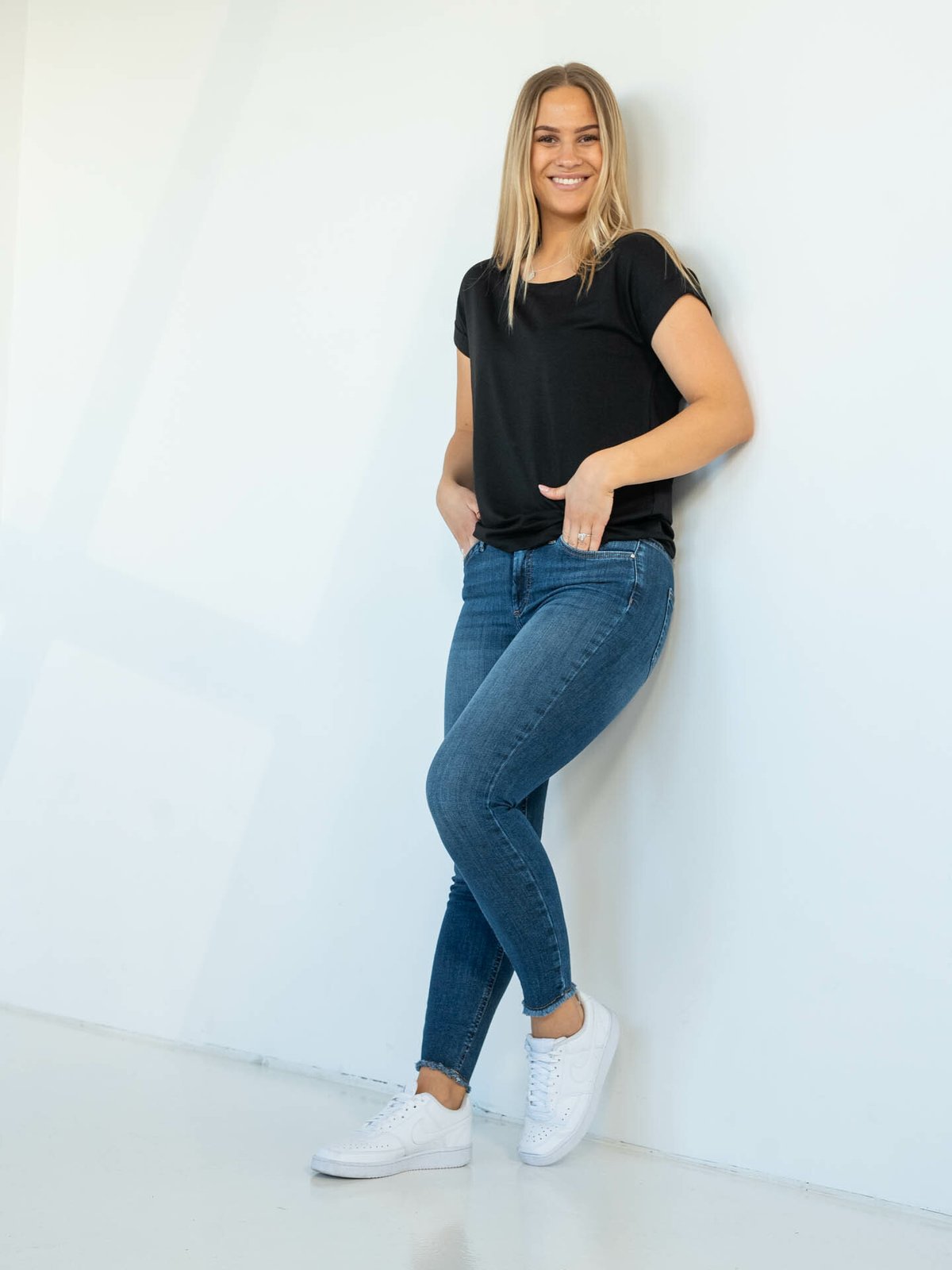 Only Blush Mid RW Denim Medium Blue Denim