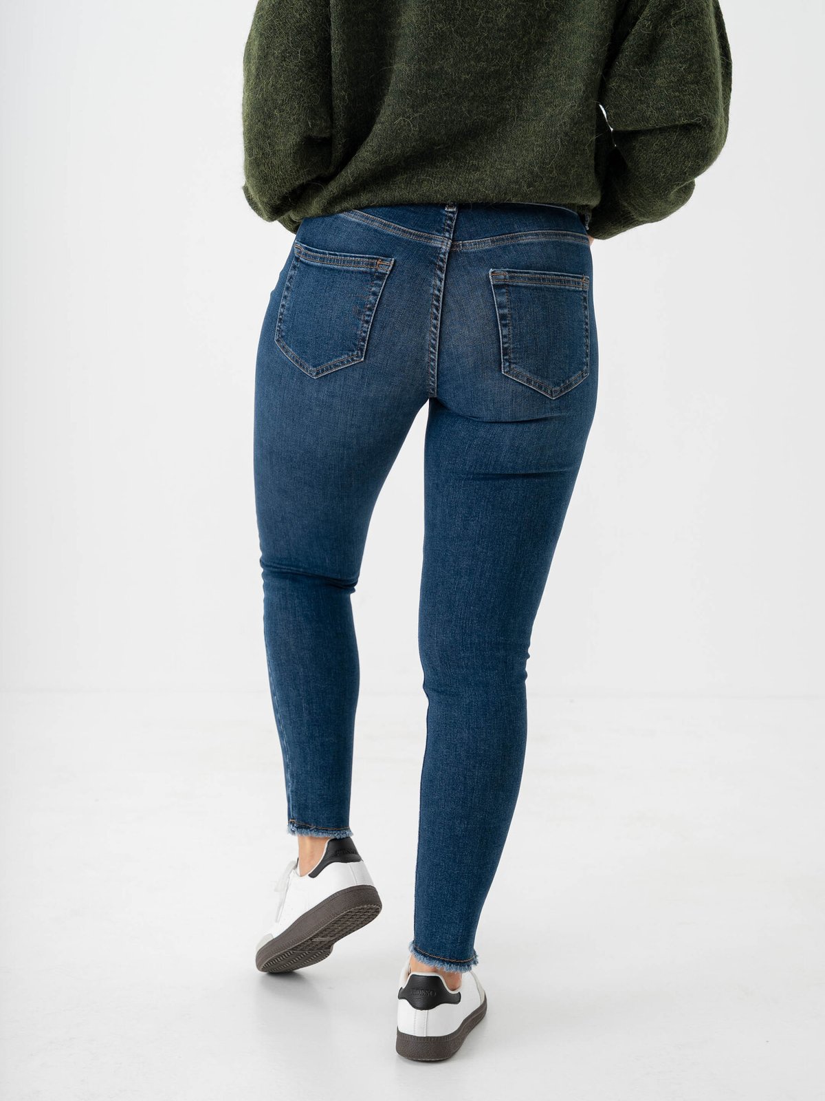 Only Blush Mid RW Denim Dark Medium Blue Denim