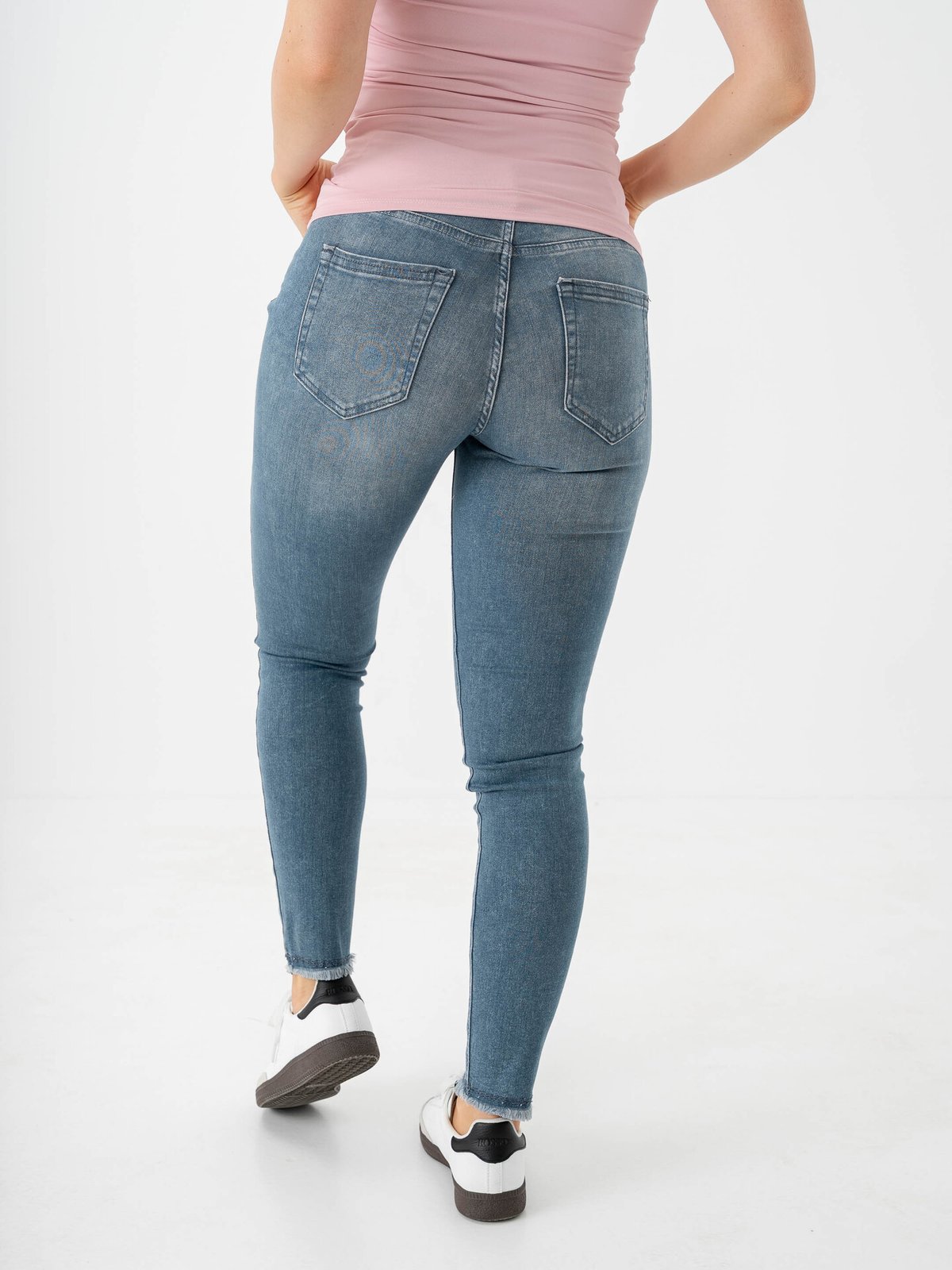 Only Blush Mid RW Denim Special Blue Grey Denim