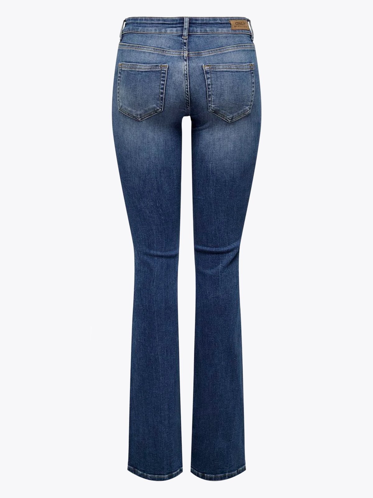 Only Blush Low Waist Flared Denim Medium Blue Denim