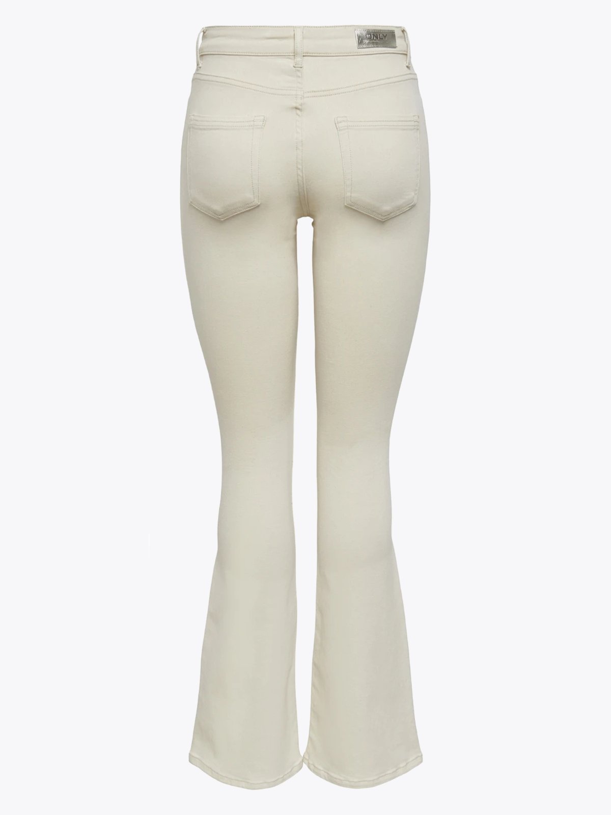 Only Blush Mid Flared Denim Ecru