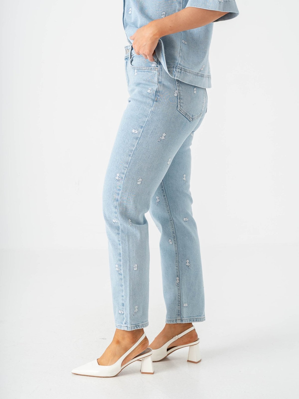 Only Emily Stretch High Waist Denim Light Blue Denim