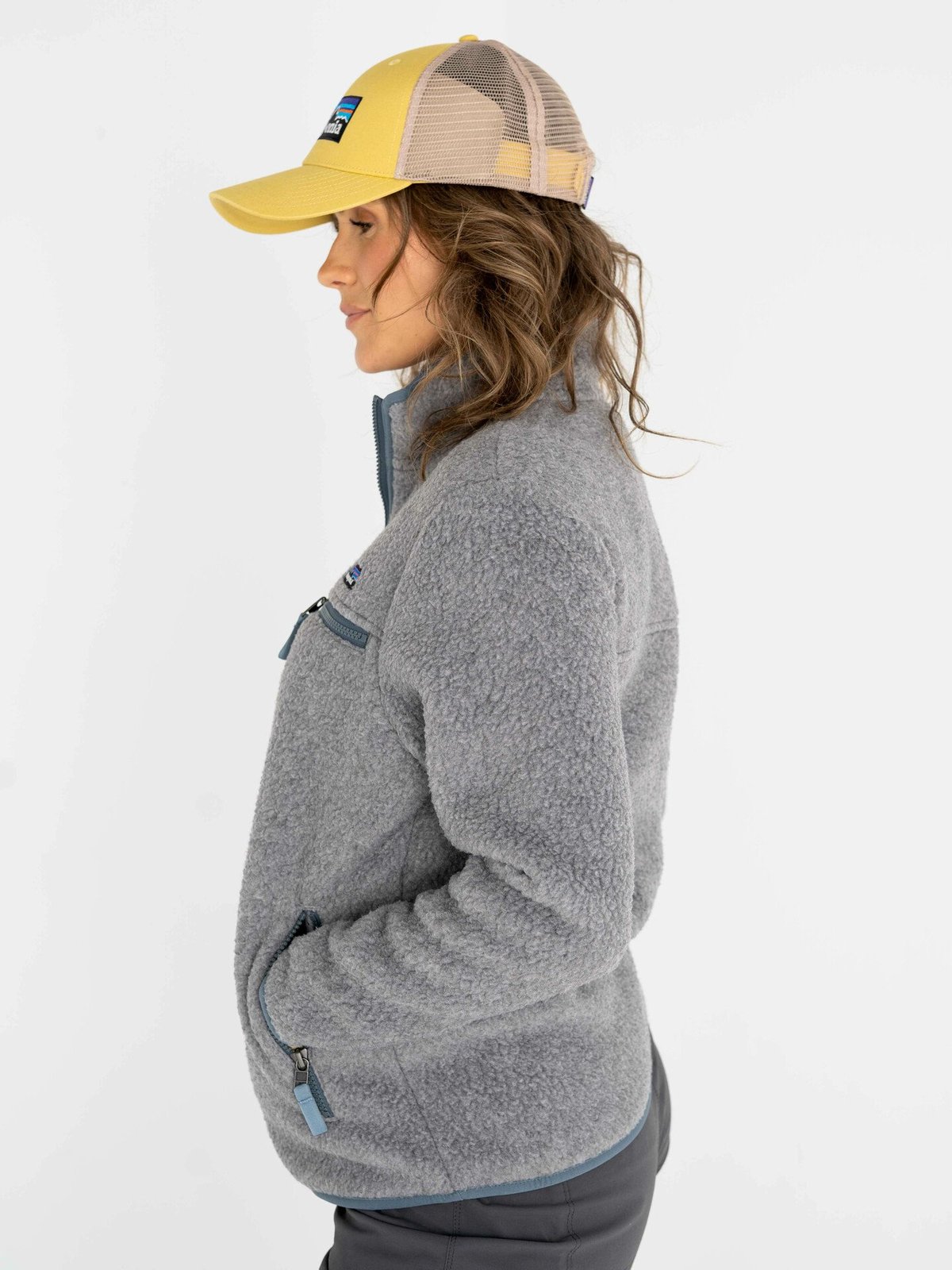 Patagonia Retro Pile Jacket Salt Grey w/Light Plume Grey