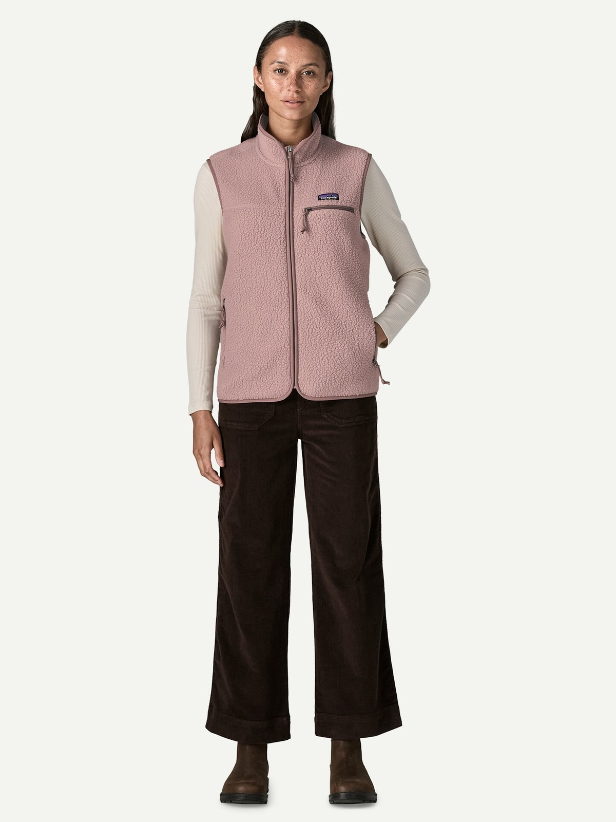 Patagonia Retro Pile Vest Stingray Mauve