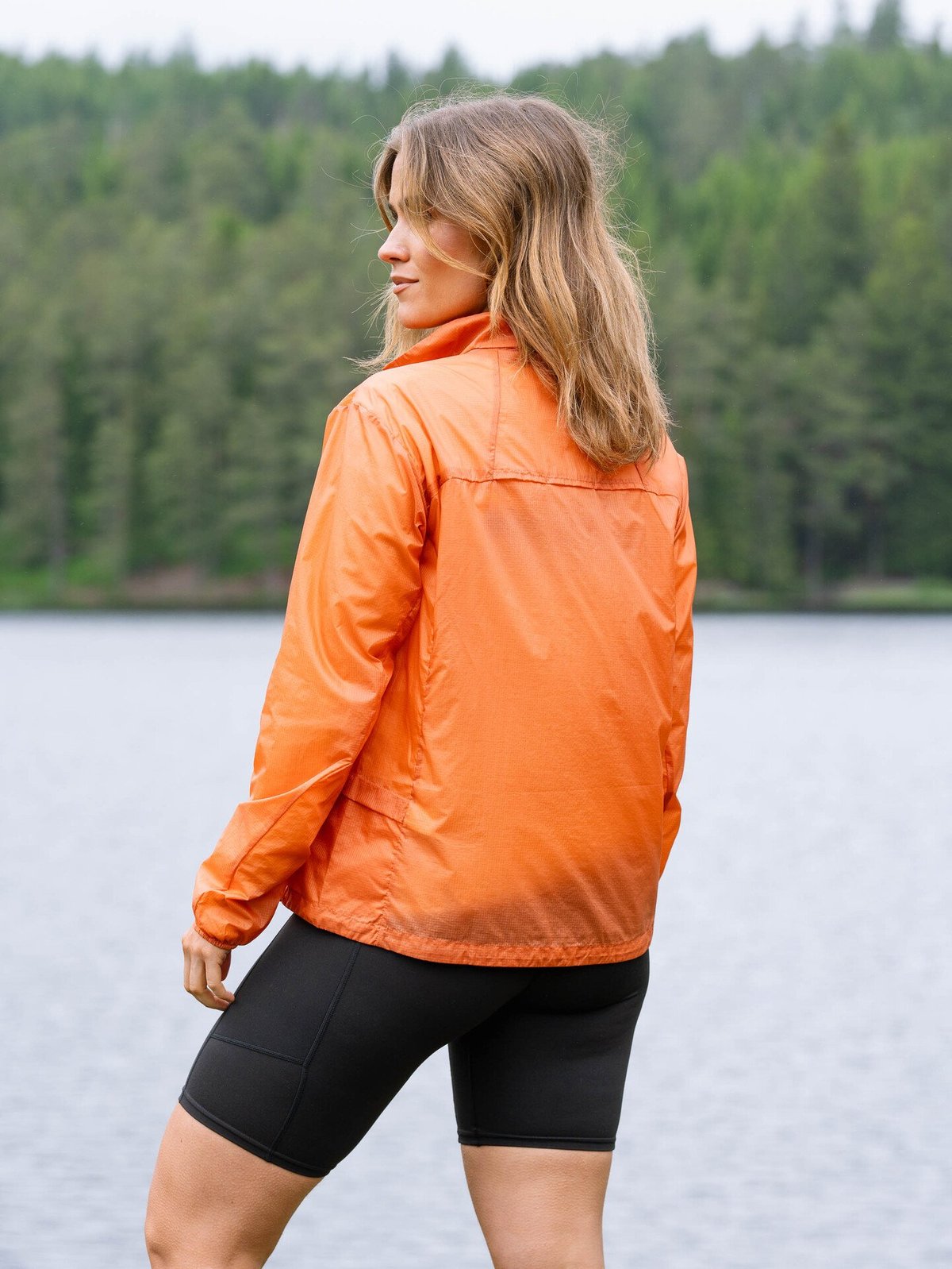 Patagonia Houdini Stash 1/2 Zip Pullover Rock Melon