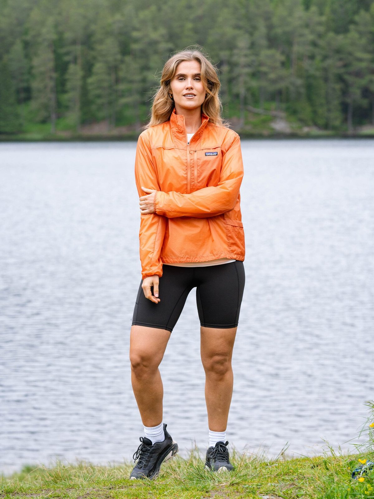 Patagonia Houdini Stash 1/2 Zip Pullover Rock Melon