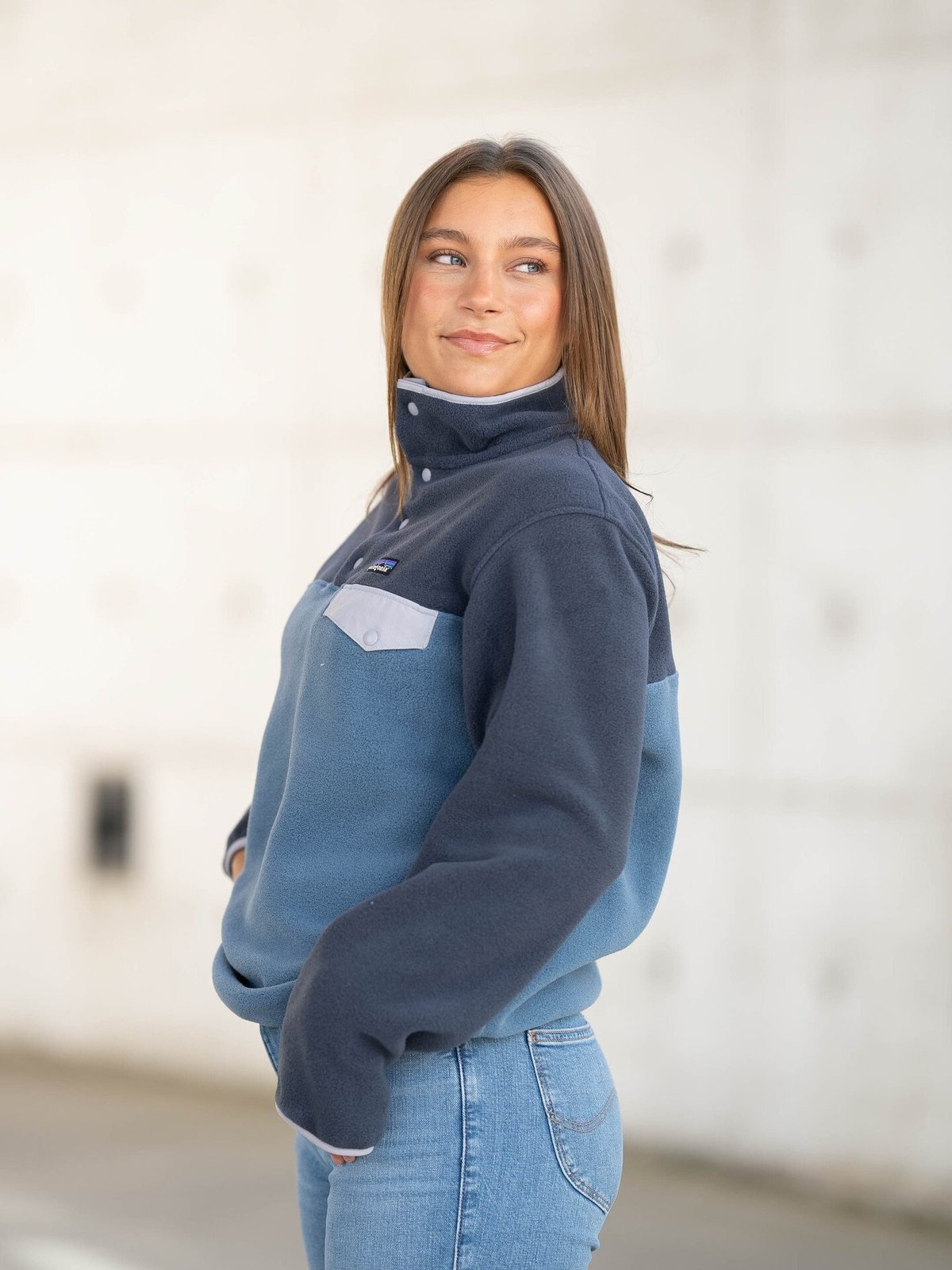 Patagonia Lightweight Synchilla Snap-T Fleece Pullover Utility Blue