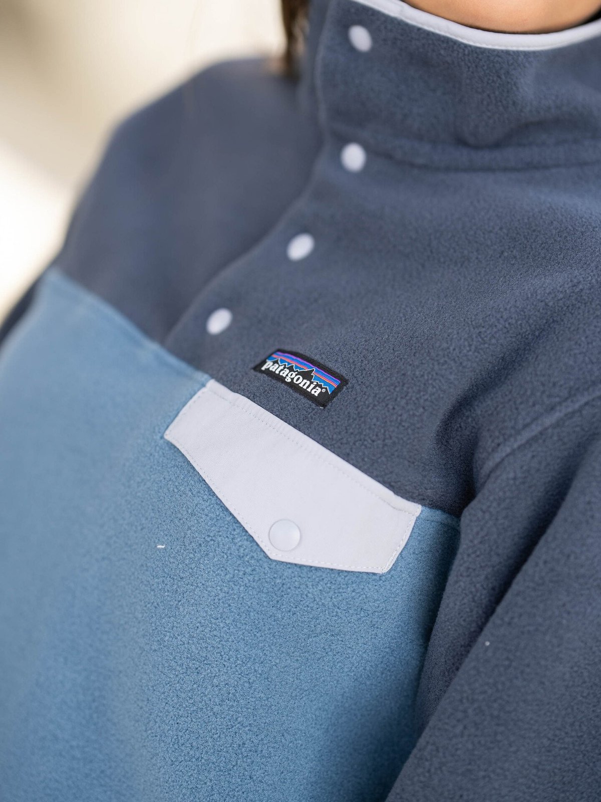 Patagonia Lightweight Synchilla Snap-T Fleece Pullover Utility Blue