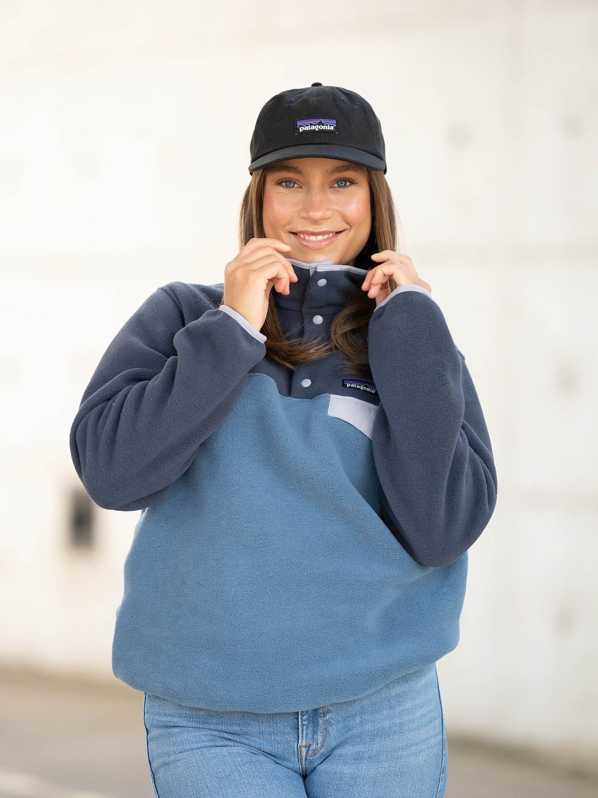 Patagonia Lightweight Synchilla Snap-T Fleece Pullover Utility Blue