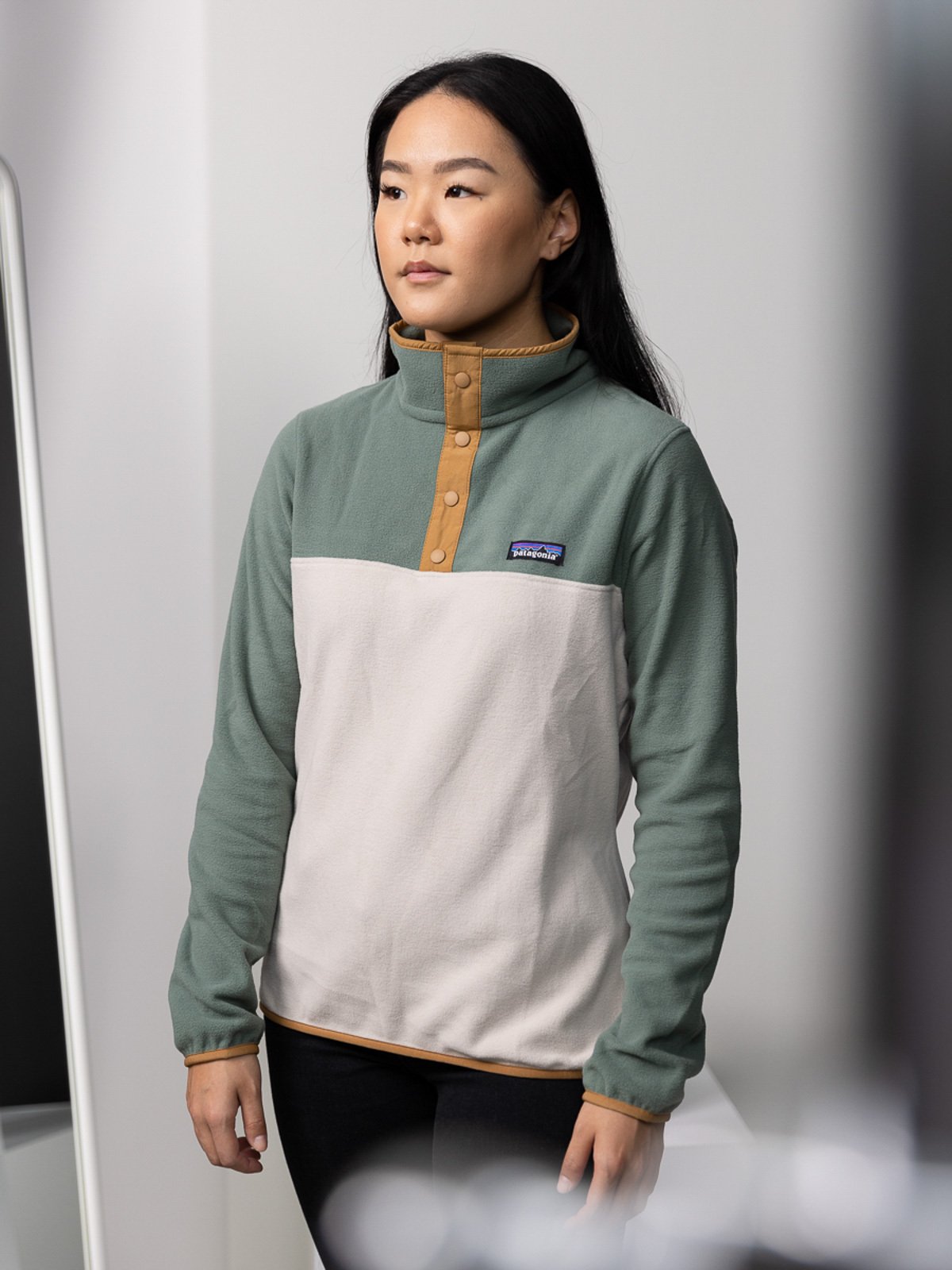 Patagonia W Micro D Snap-T P/O Pumice