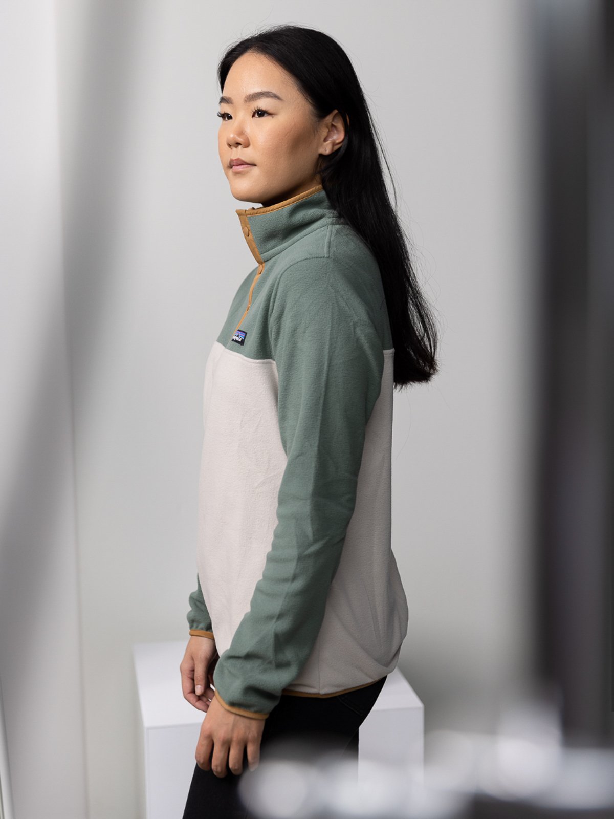 Patagonia W Micro D Snap-T P/O Pumice