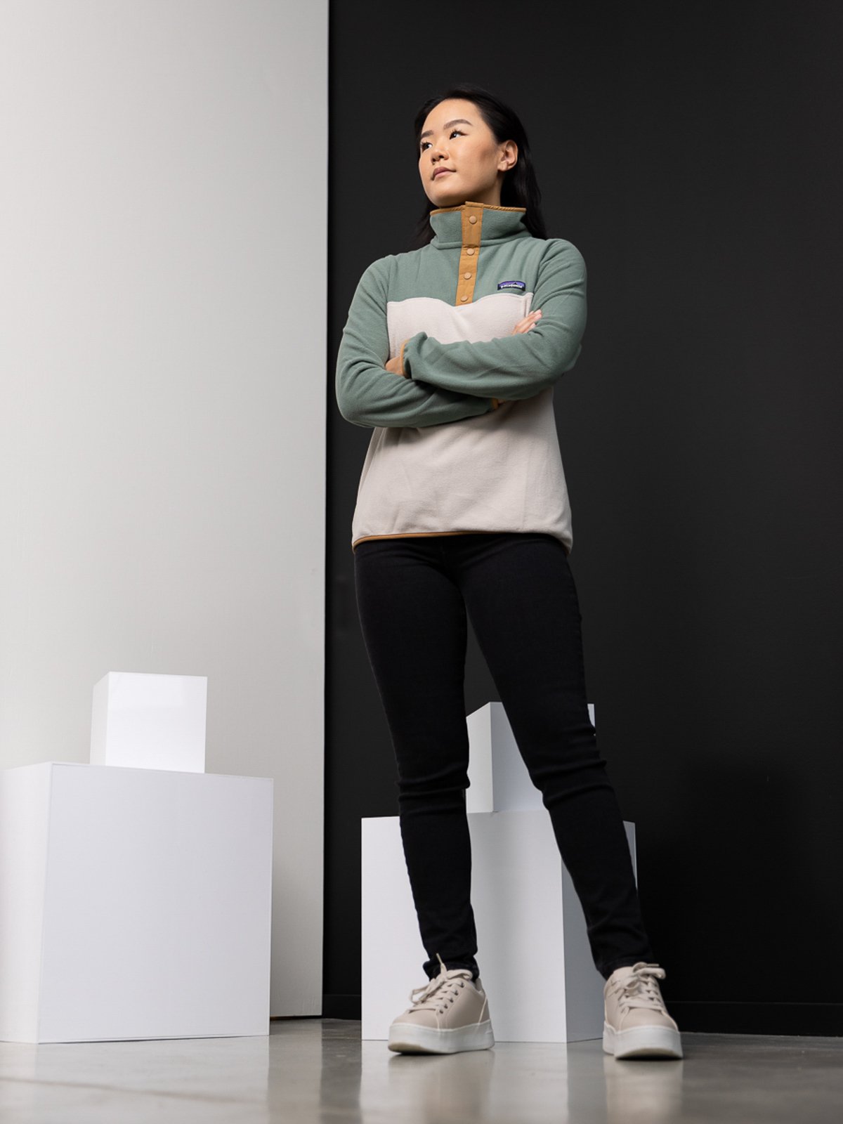 Patagonia W Micro D Snap-T P/O Pumice