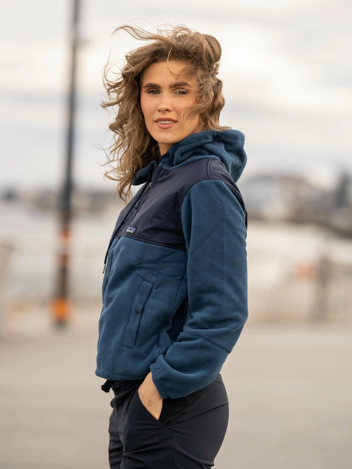 Patagonia W's Microdini Hoody Tidepool Blue