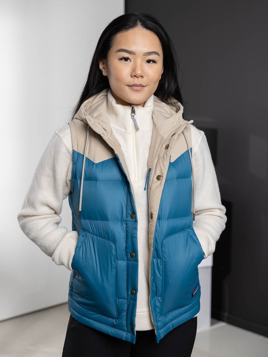 Patagonia Bivy Hooded Vest Wavy Blue