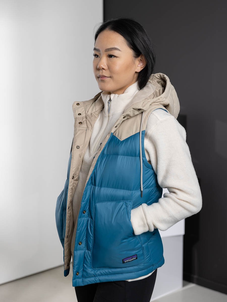 Patagonia Bivy Hooded Vest Wavy Blue